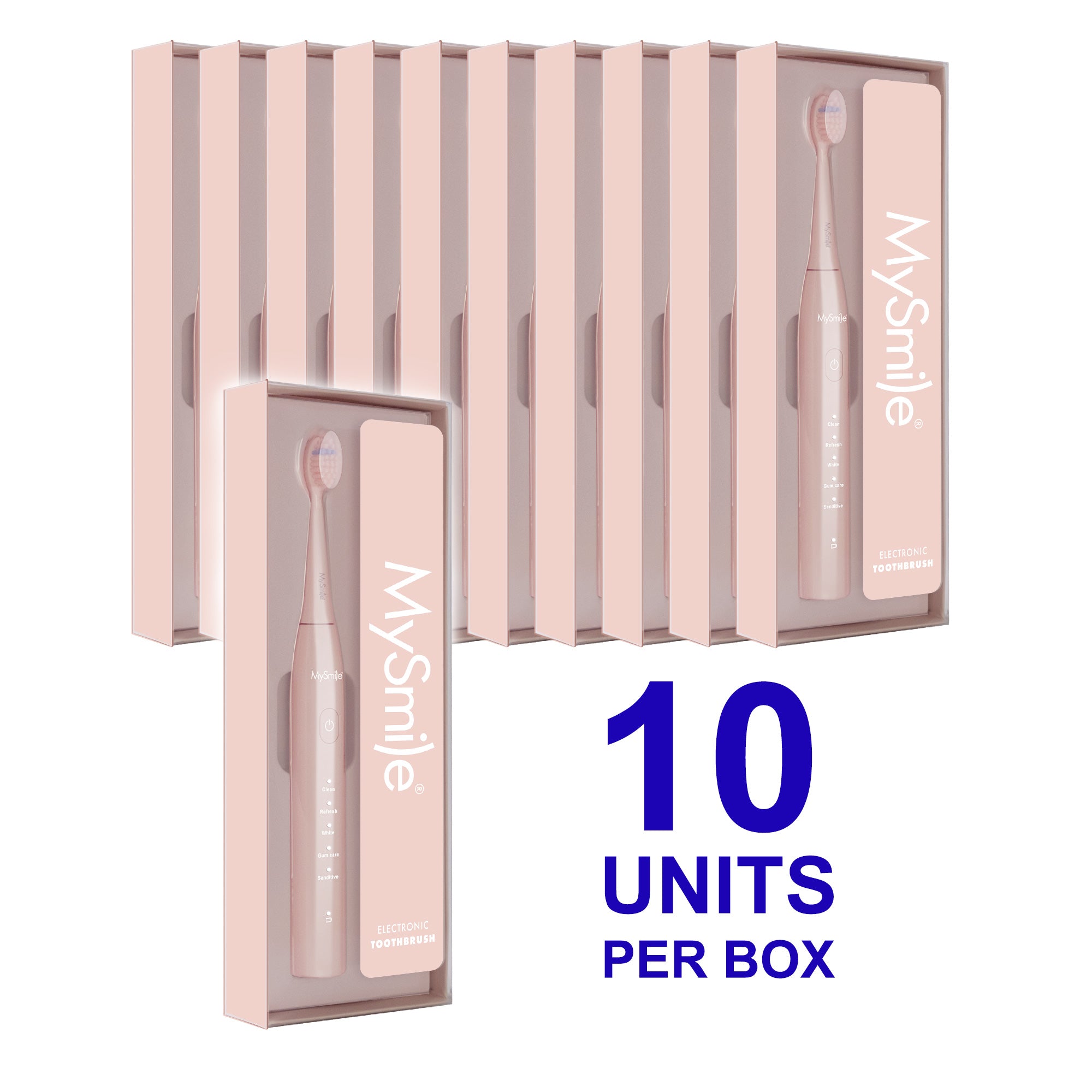Wholesale for Dentist Only - Essential Sonic Toothbrush (Pink) (10 Units Per Box)