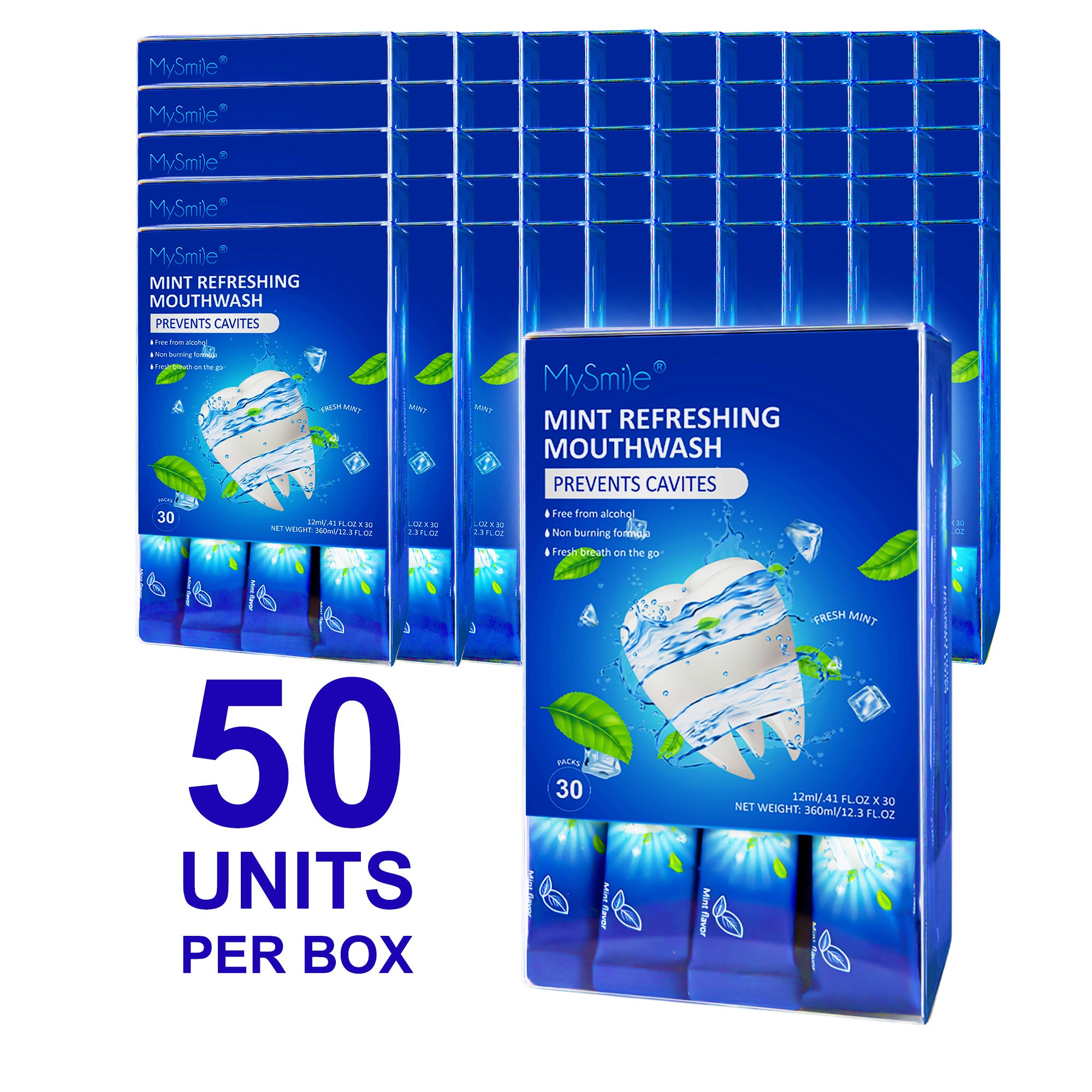 Wholesale for Dentist Only - Portable Mouthwash (50 Units Per Box)