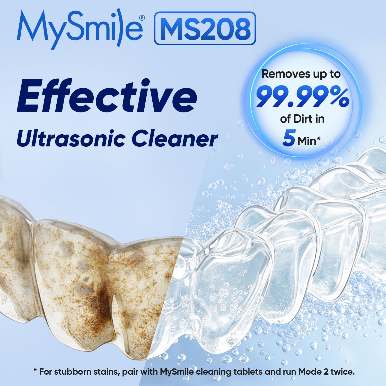 MS208 UVC Ultrasonic Cleaner