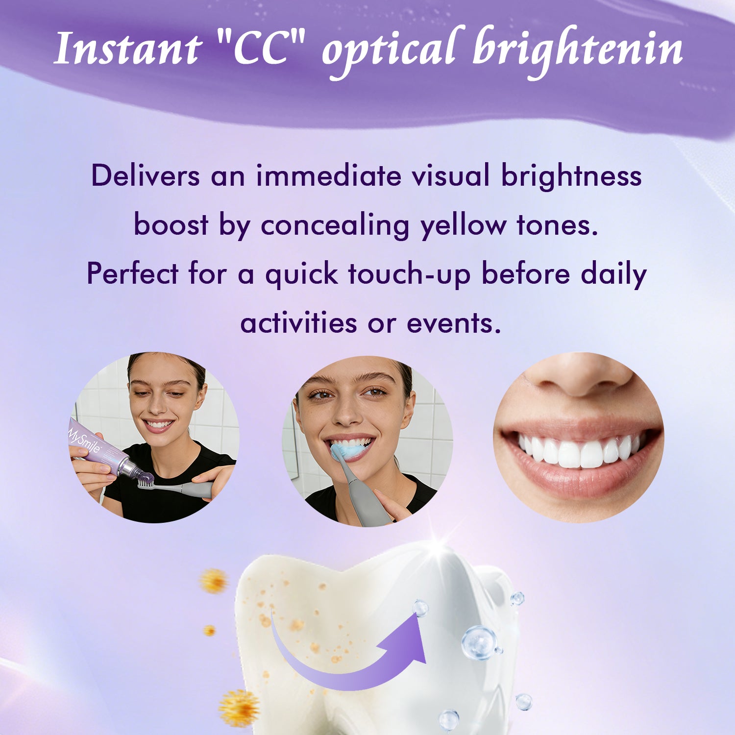 MySmile Purple Color Correcting Toothpaste 2 Pack