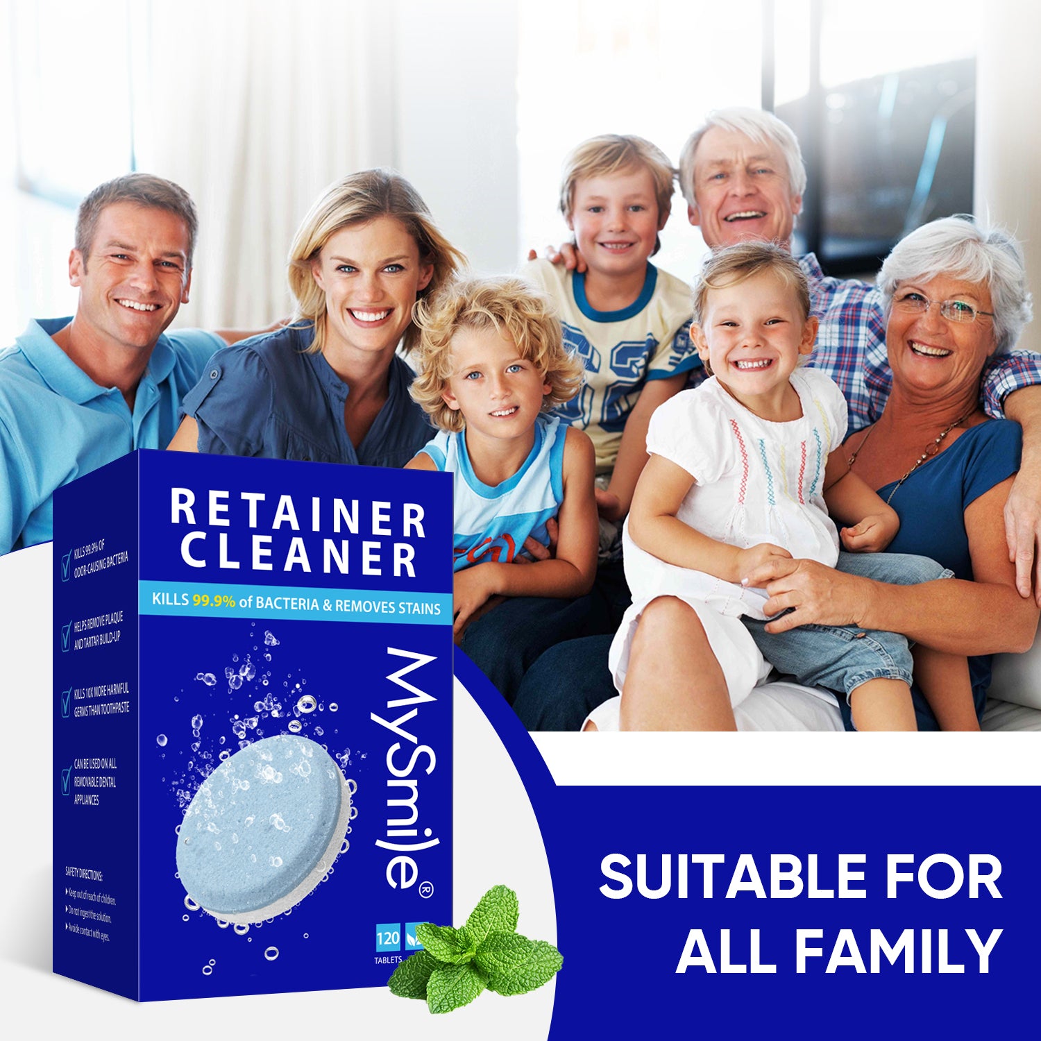 Denture and Retainer Cleaner Tablets