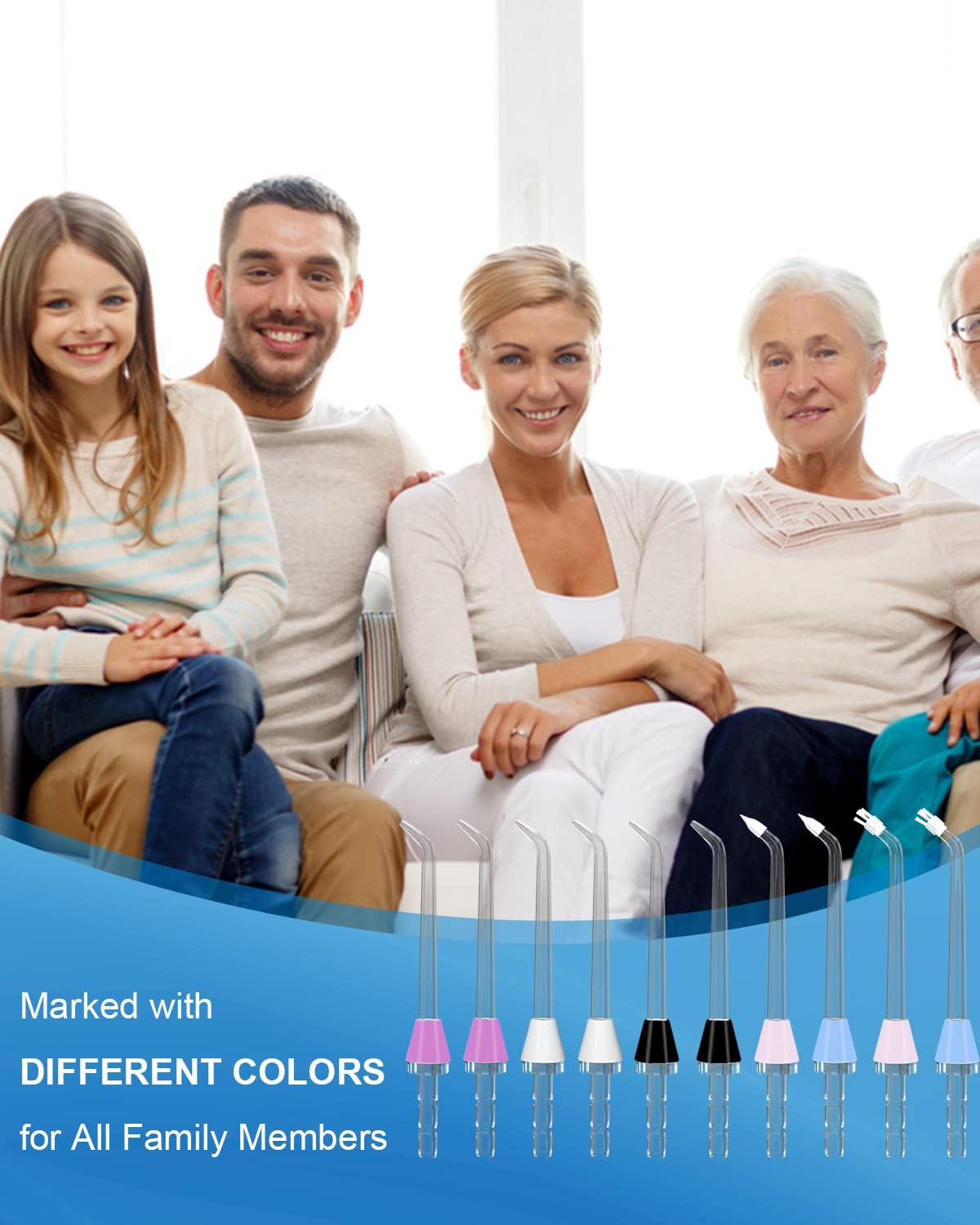 MySmile® 10 PCS Jet Tips Set | Compatible with different colors