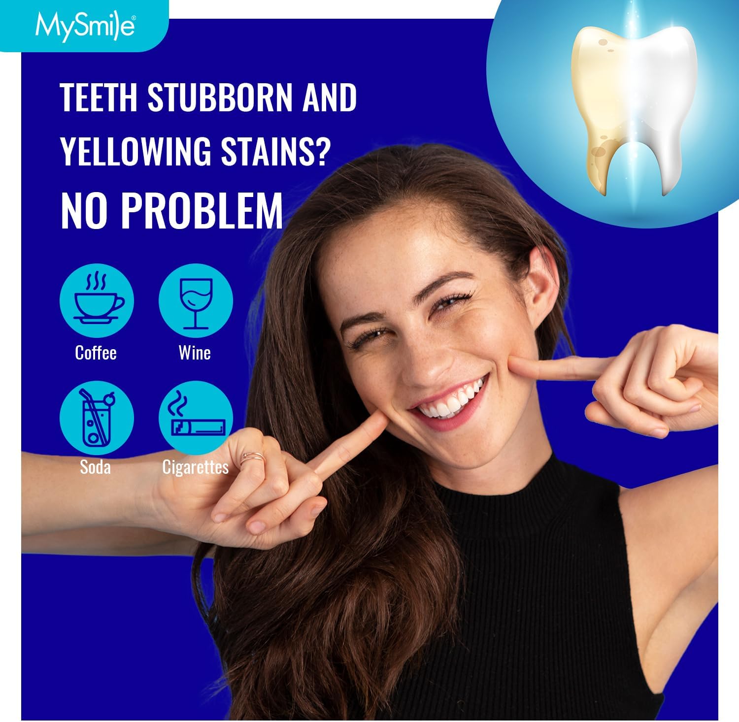Teeth Whitening Trays - Stubborn and Yellowing Stains