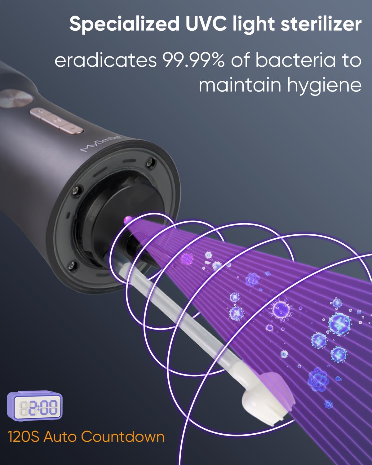 UVC Sterilizer with 120S Auto Countdown