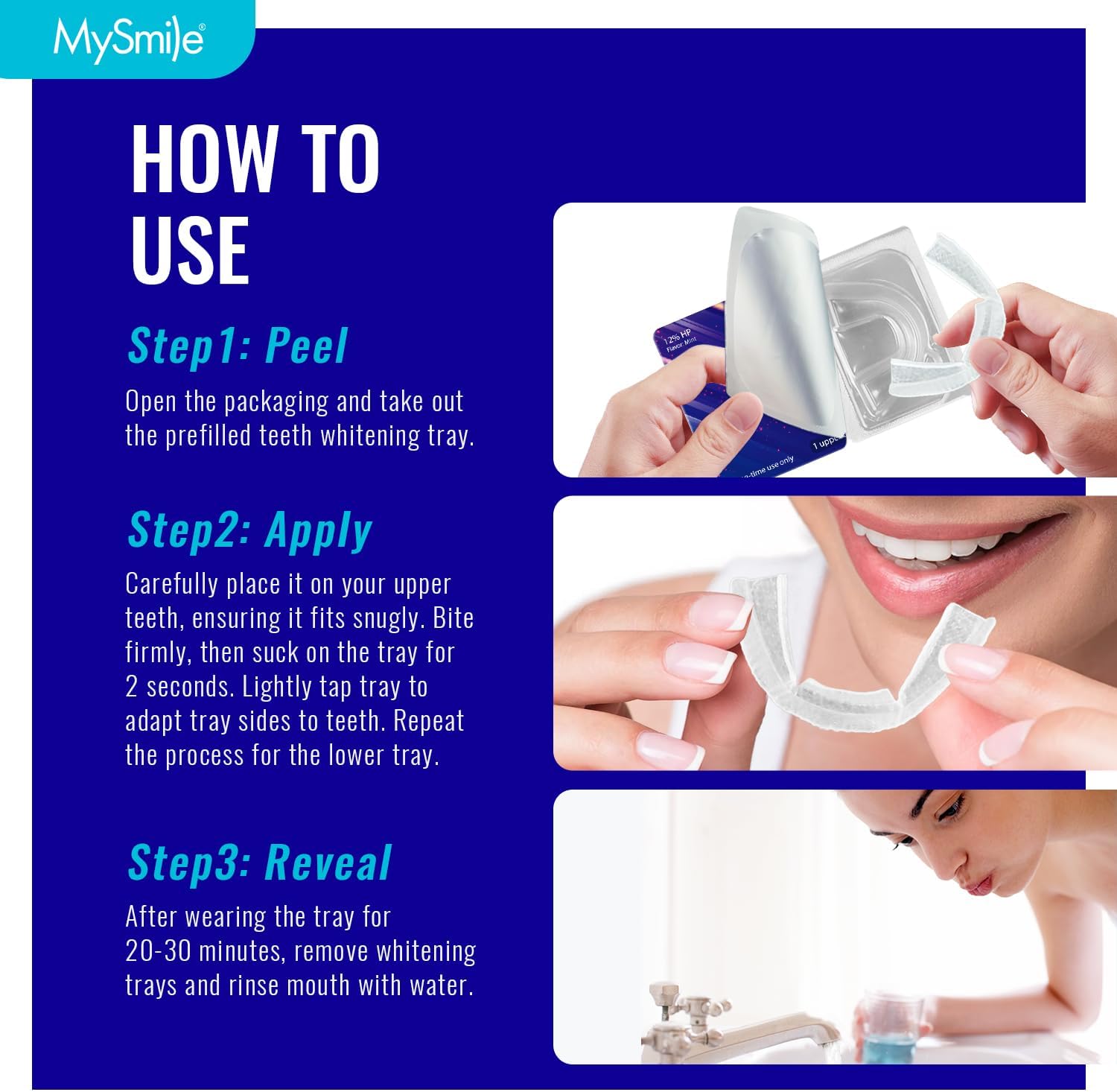 Prefilled Teeth Whitening Trays - How to Use