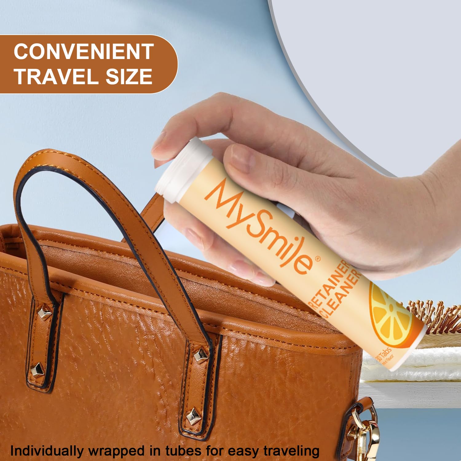 MySmile Retainer Cleaner: Convenient Travel Size