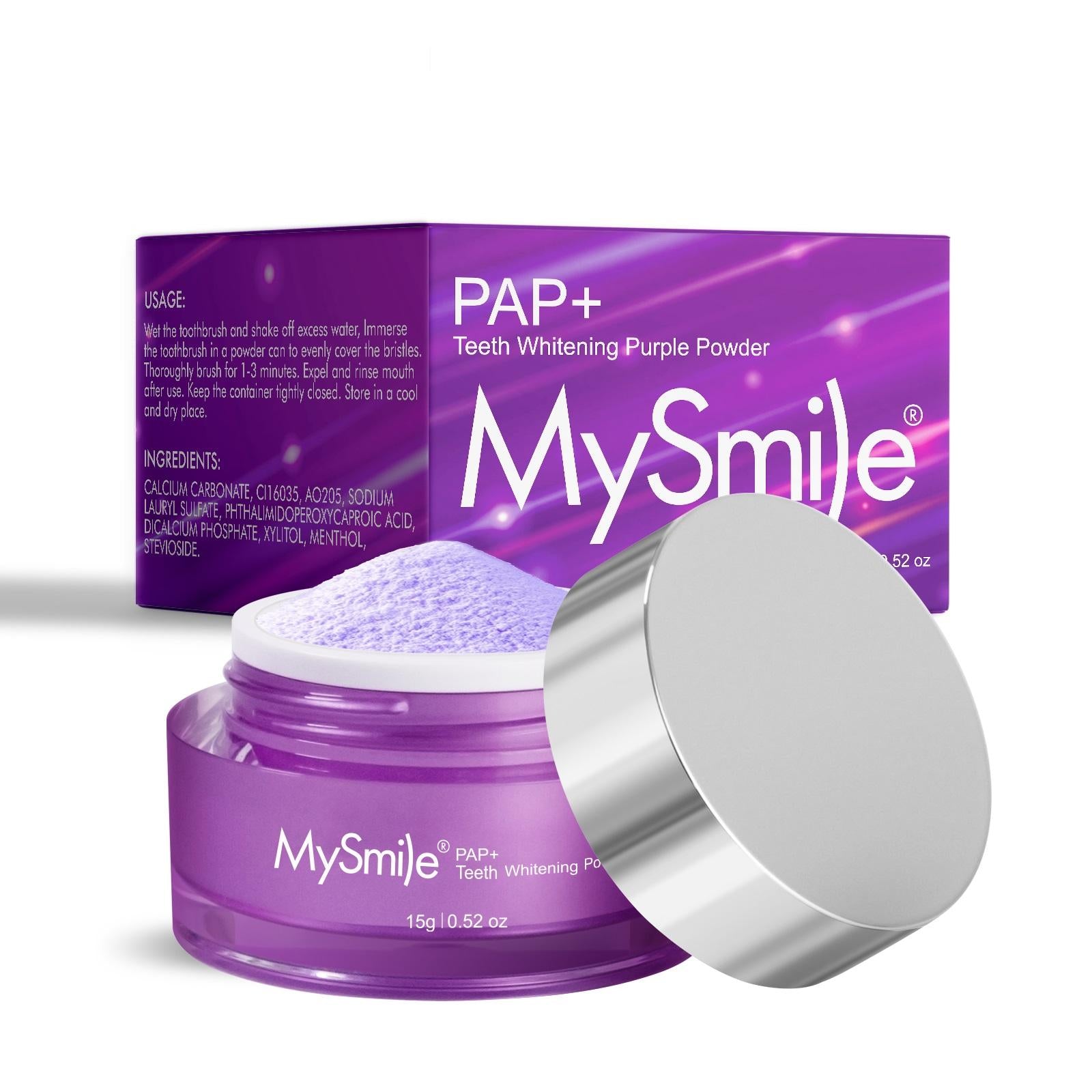 MySmile Purple Teeth Whitening Powder