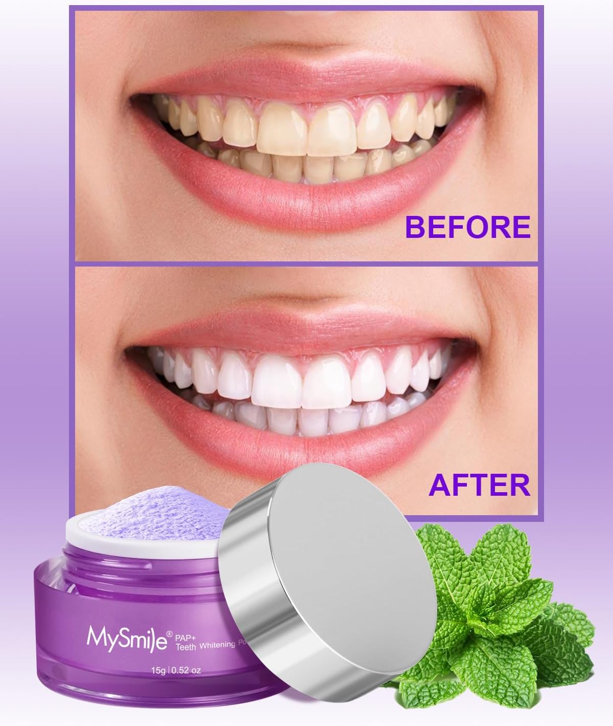 MySmile Purple Teeth Whitening Powder