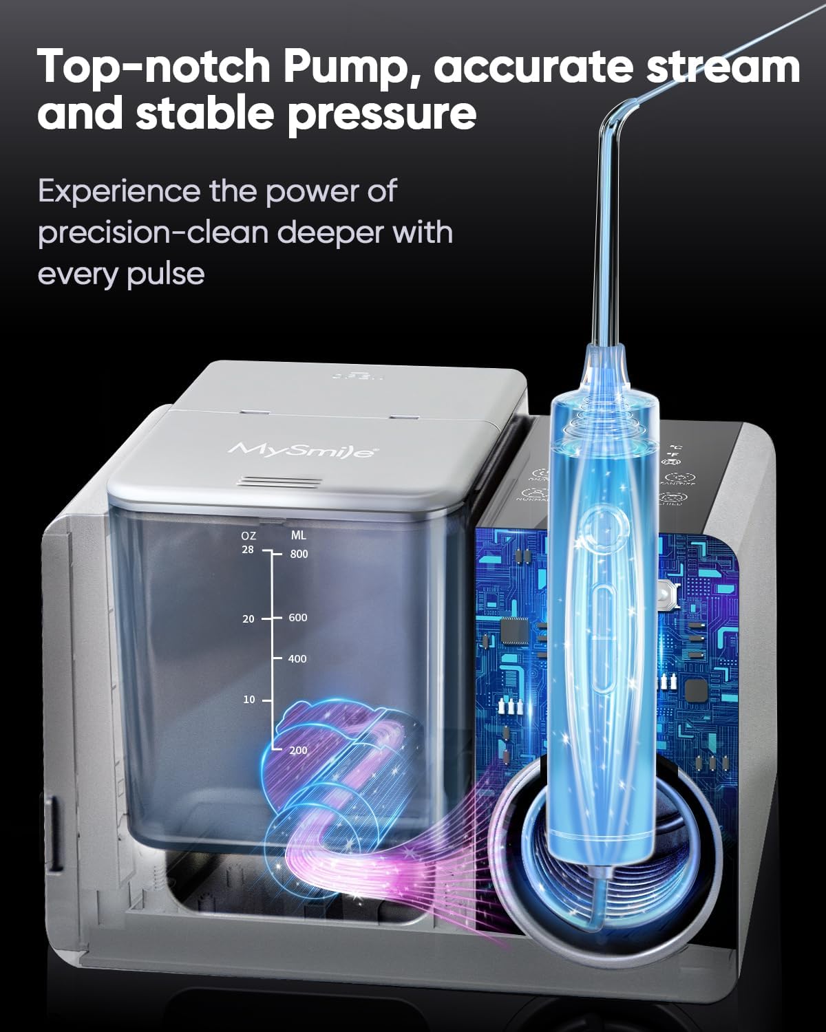 LP233 Pro UVC Sterilizable Countertop Water Flosser
