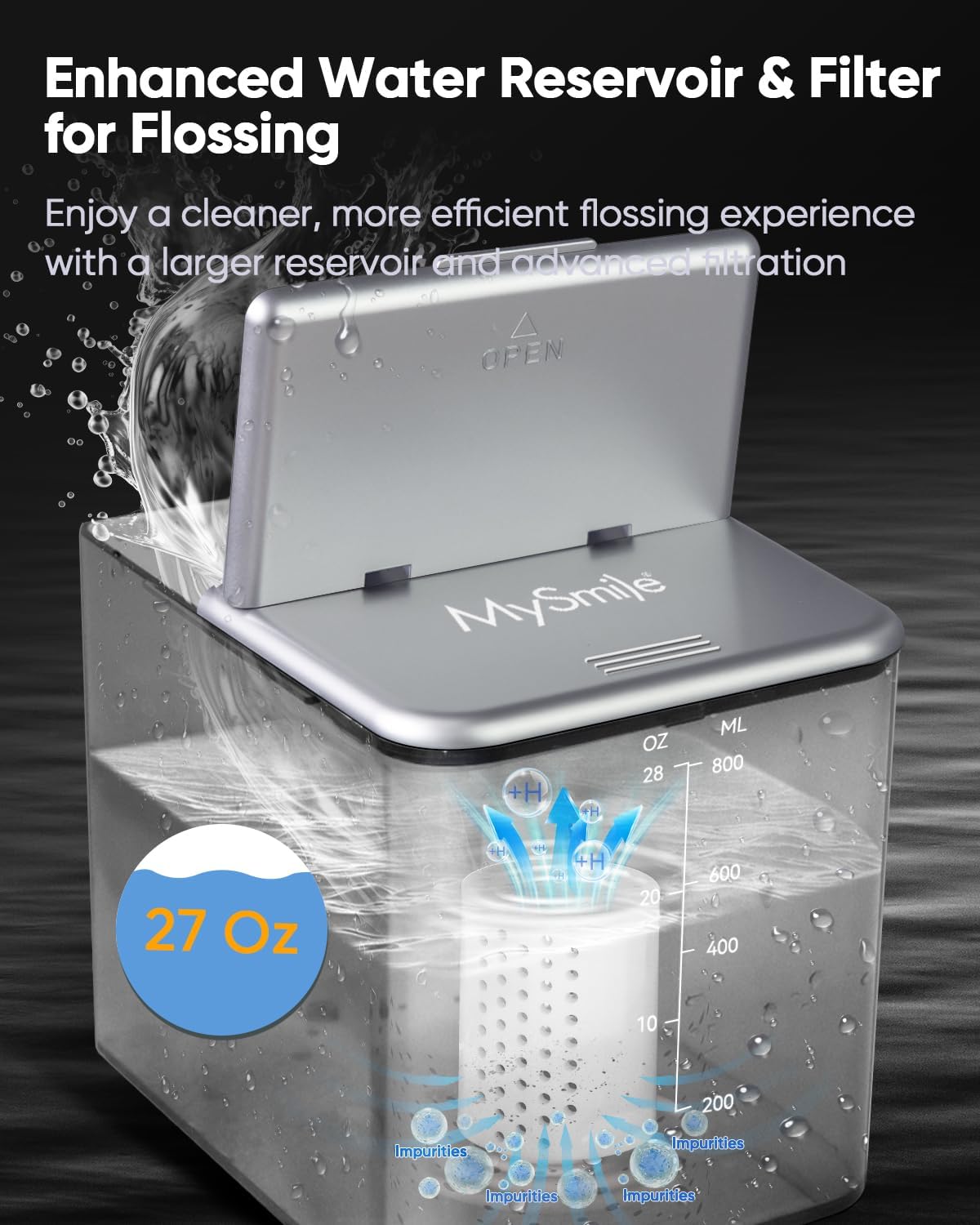 LP233 Pro UVC Sterilizable Countertop Water Flosser