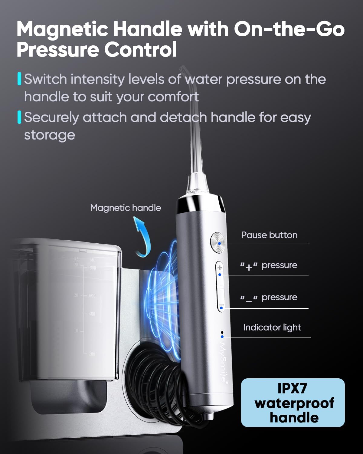LP233 Pro UVC Sterilizable Countertop Water Flosser