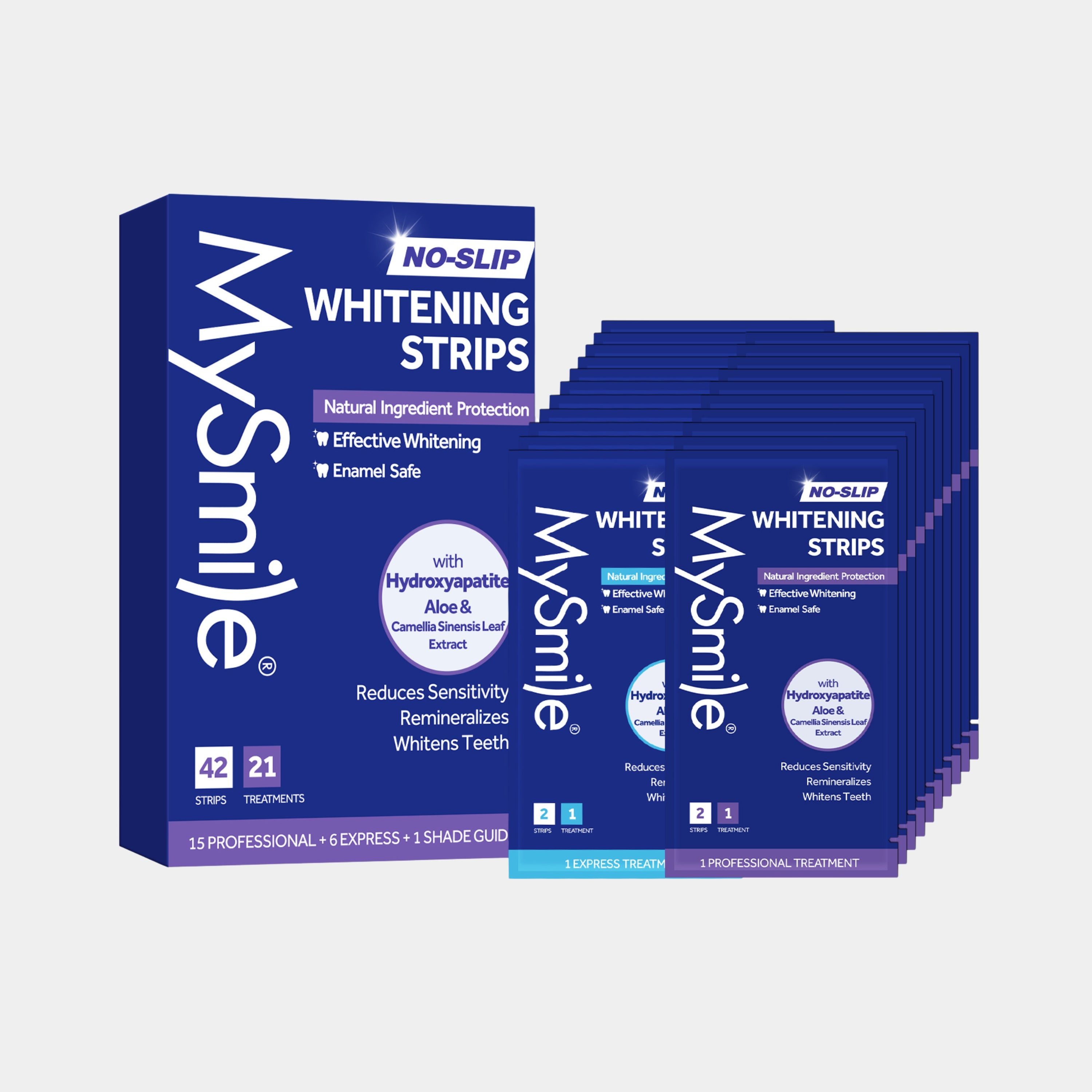 MySmile Teeth Whitening Strips with Natural Ingredients