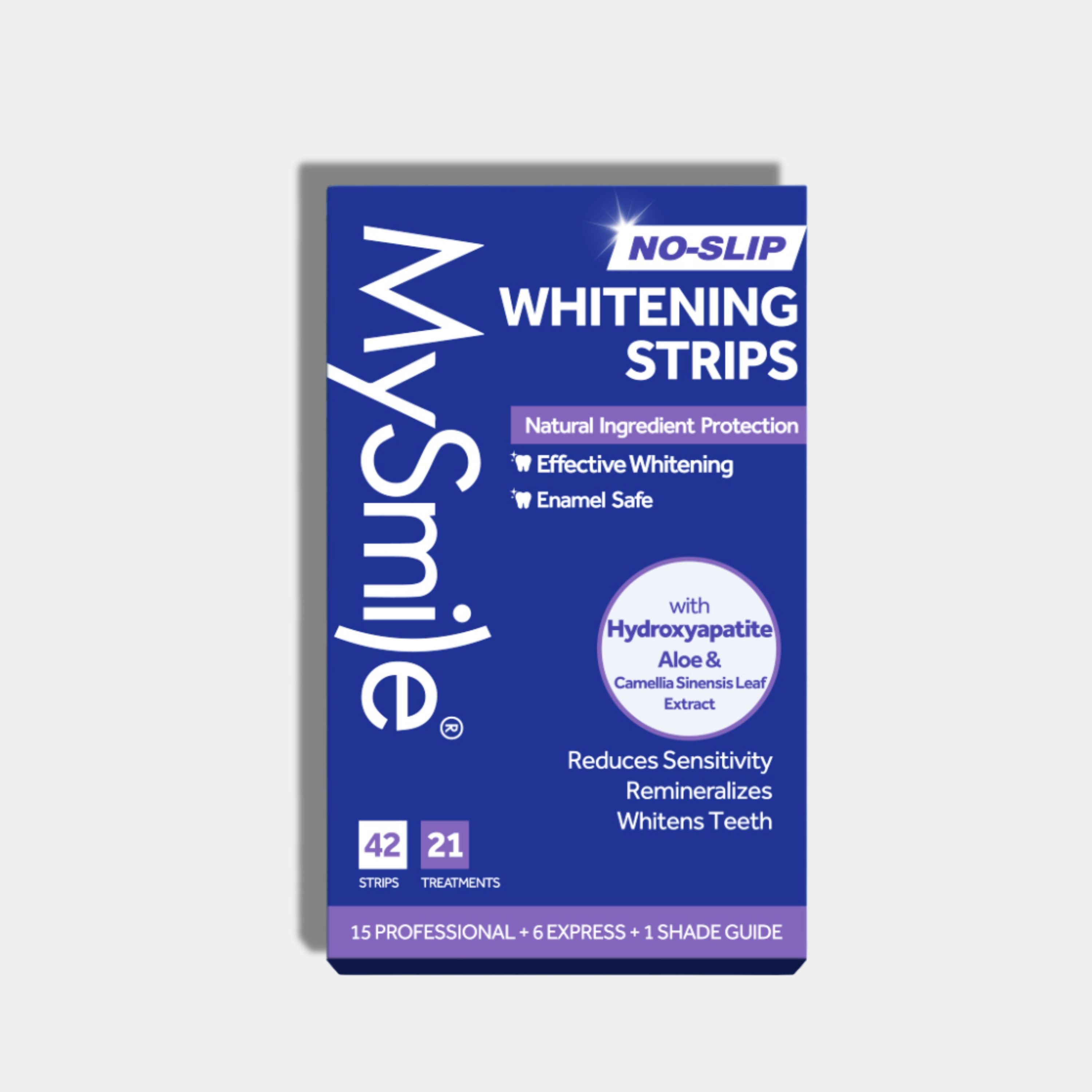 MySmile Teeth Whitening Strips with Natural Ingredients
