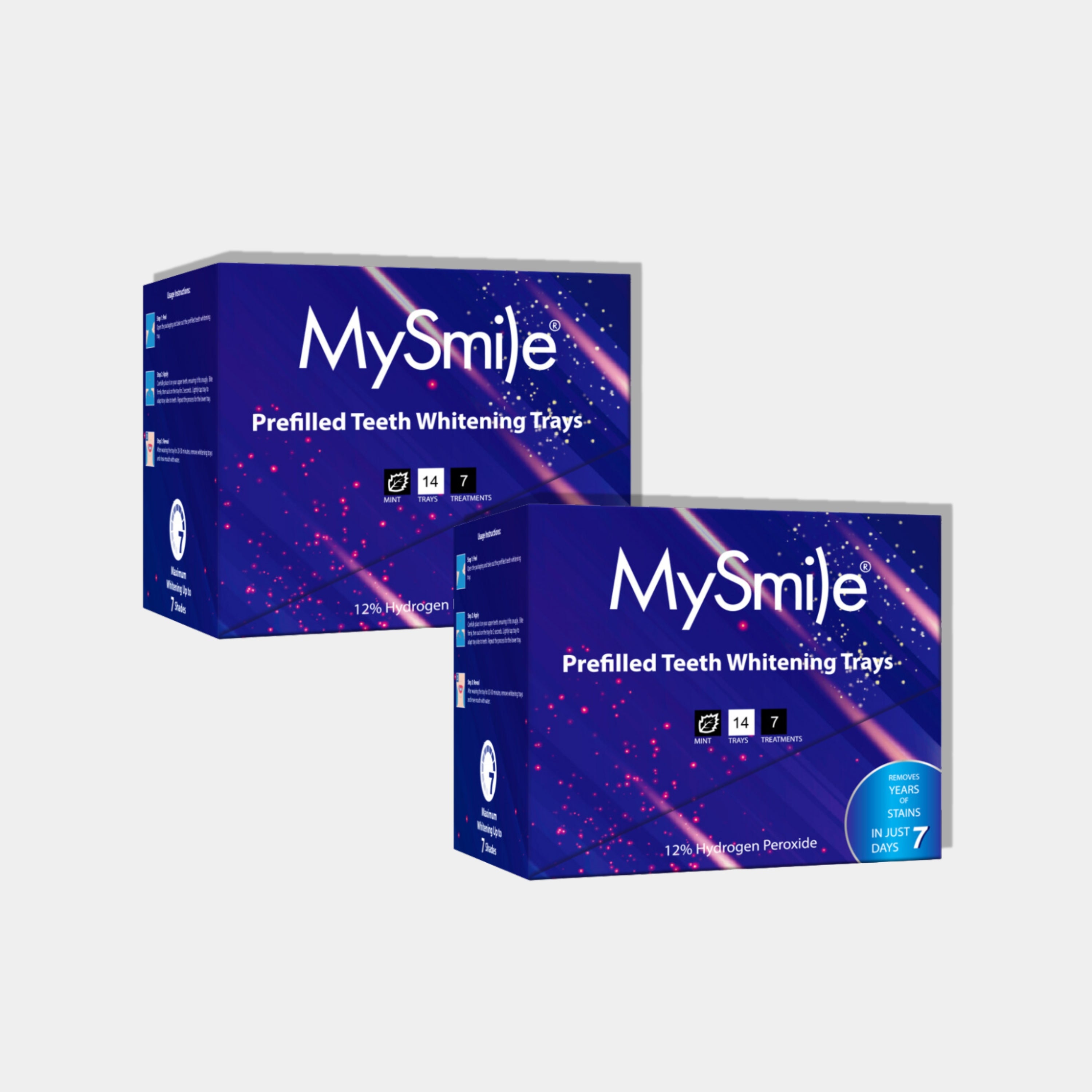 Prefilled Teeth Whitening Trays 2 Pack