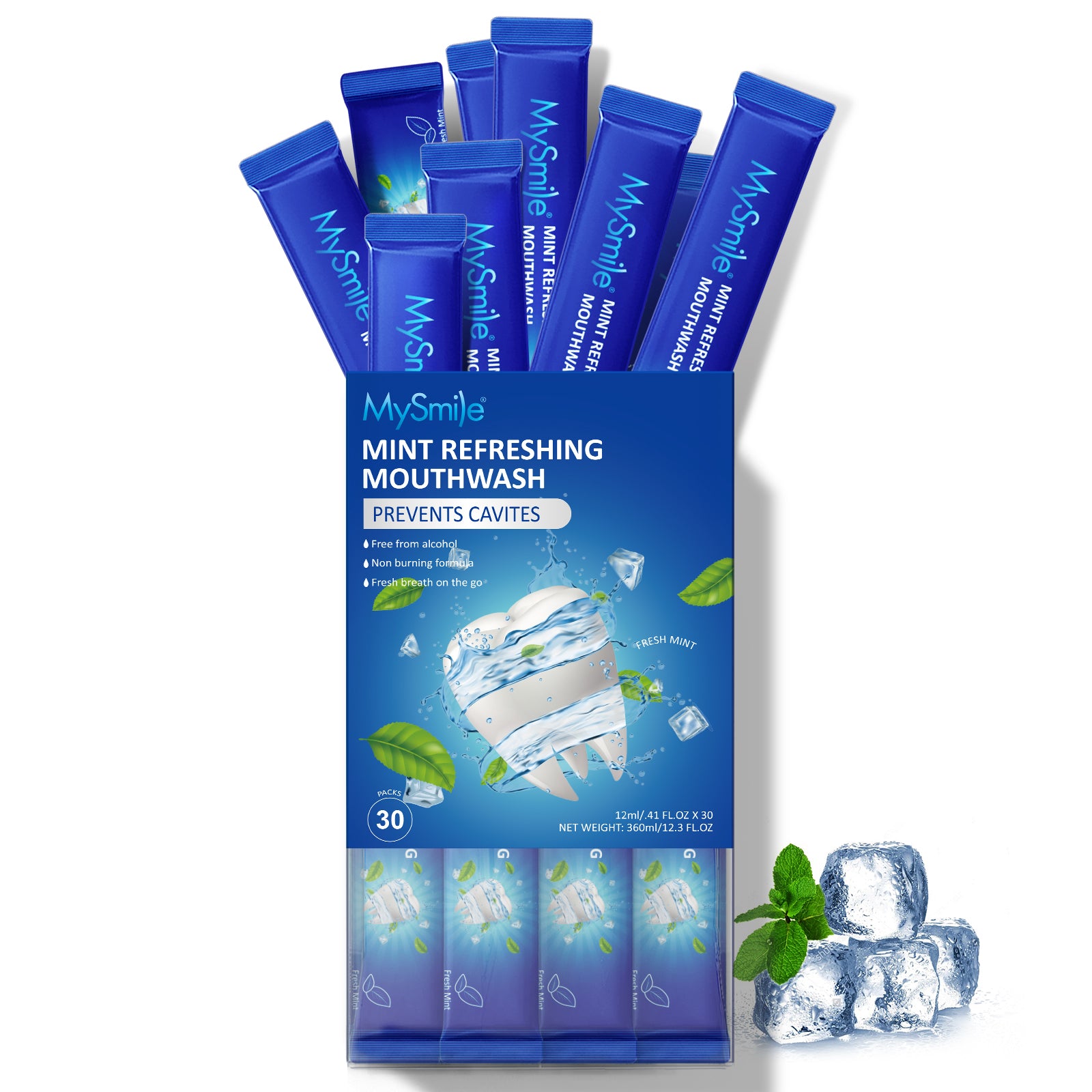 Alcohol-Free Portable Mouthwash