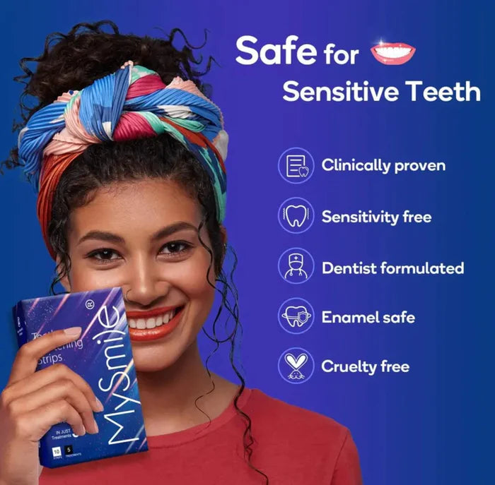 MySmile® Glamorous Teeth Whitening Strip (2pcs)