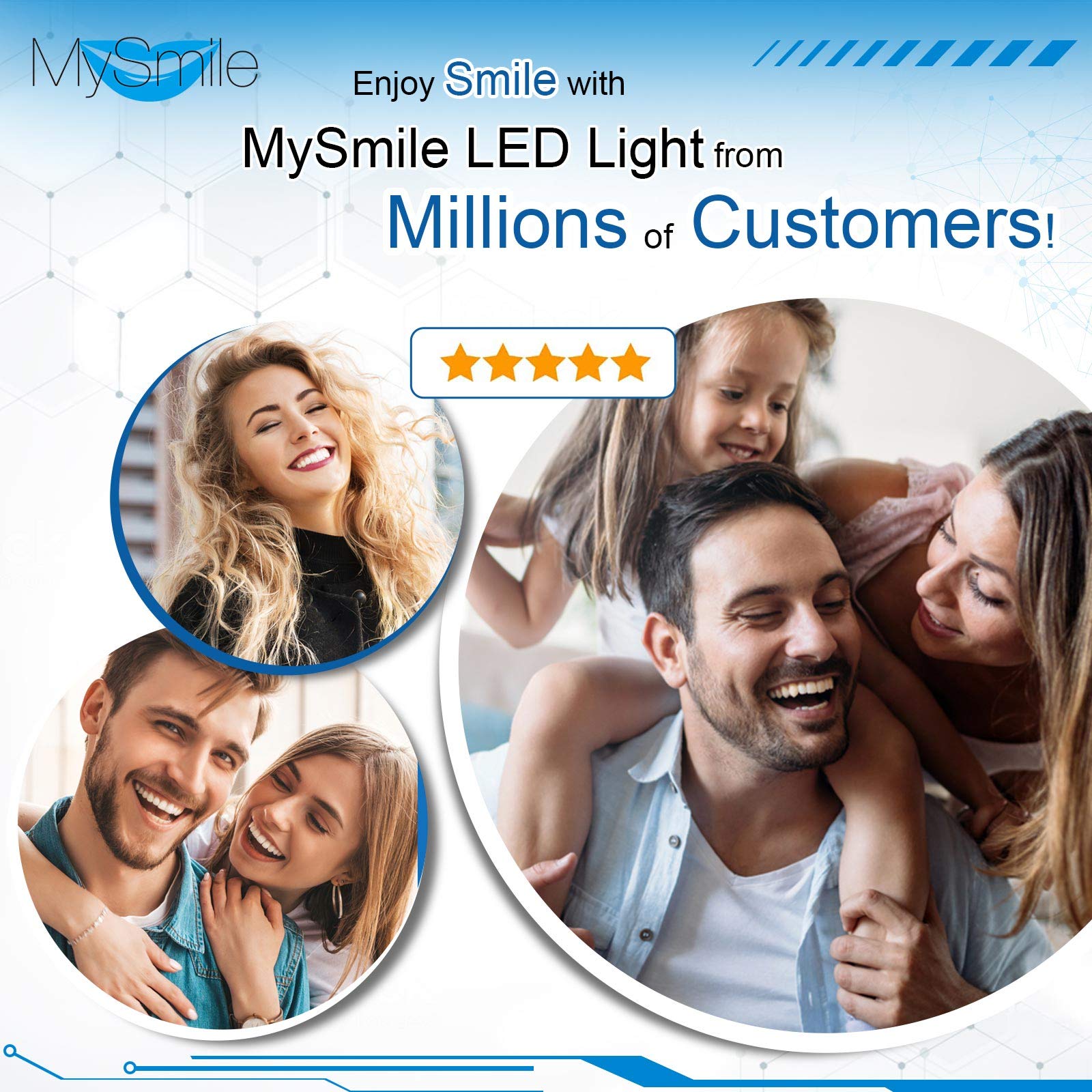 MySmile LED light millions of customers