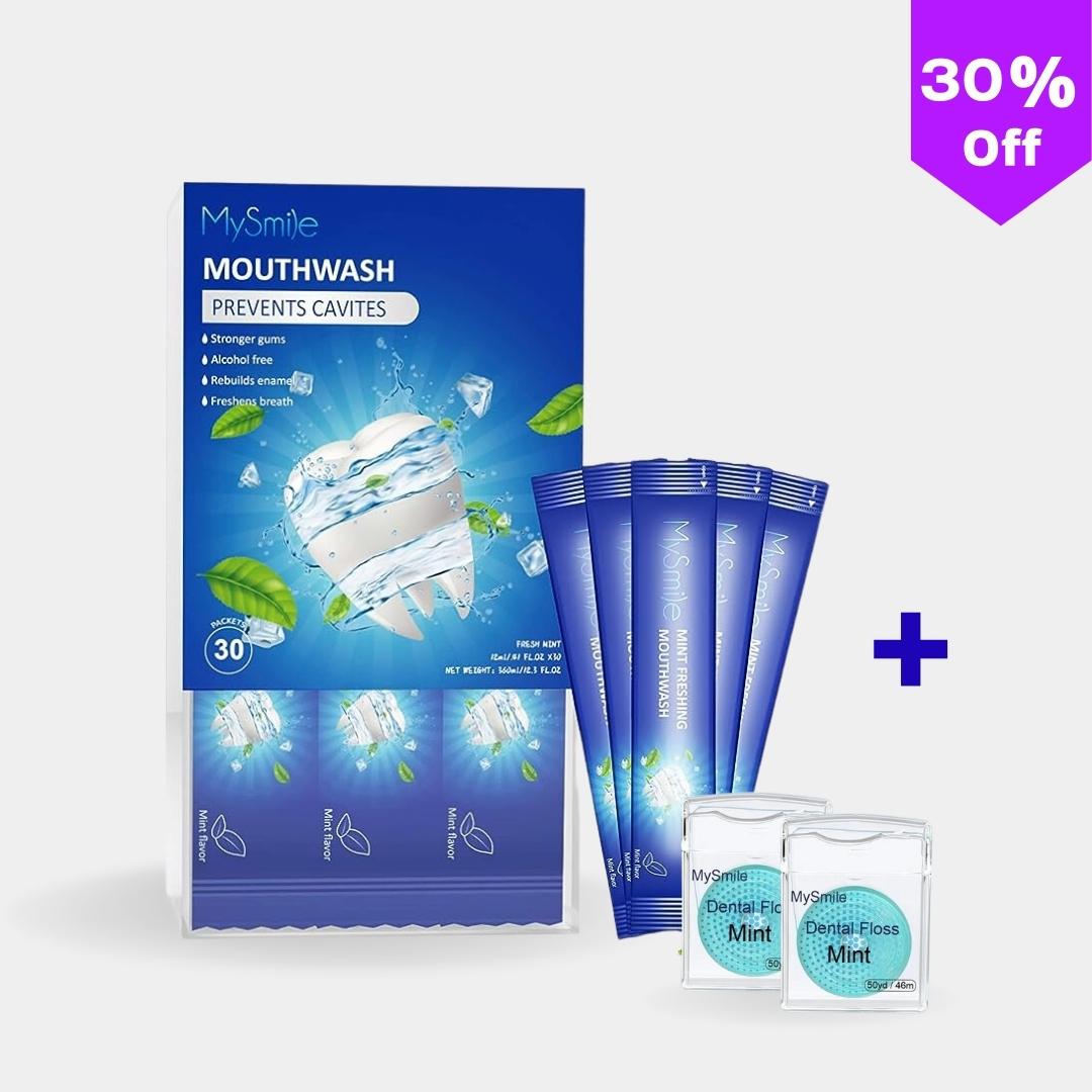 Mouthwash & Dental Floss Bundle - MySmile