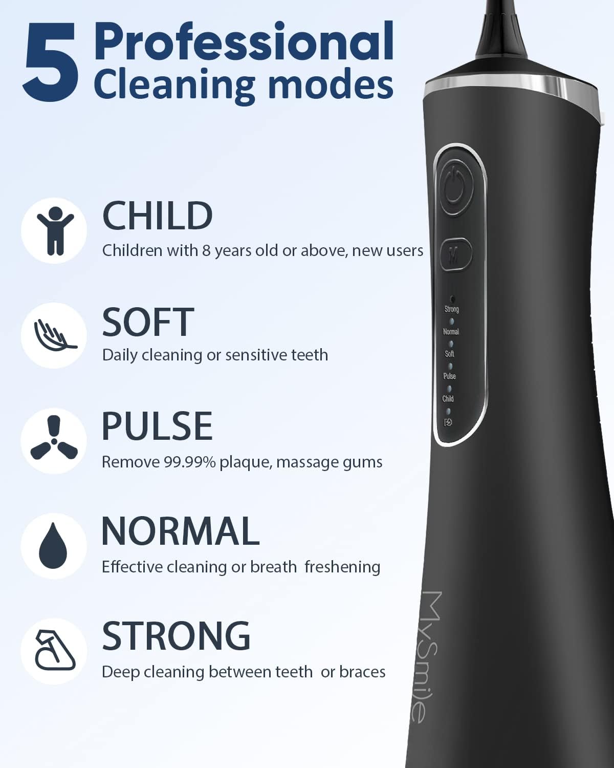 Portable Teeth Water Flosser & Water Cleaner（Smart Version） - MySmile