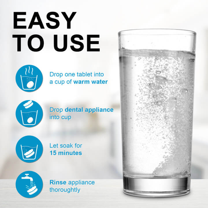 MySmile Retainer Cleaner tablets