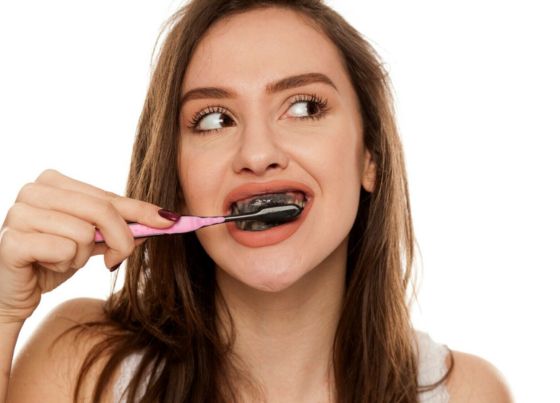 is charcoal teeth whitening powder safe