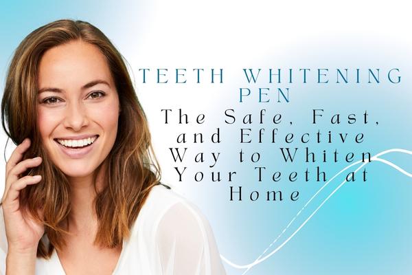 Teeth Whitening Pen - The Safe, Fast, and Effective Way to Whiten Your Teeth at Home - MySmile