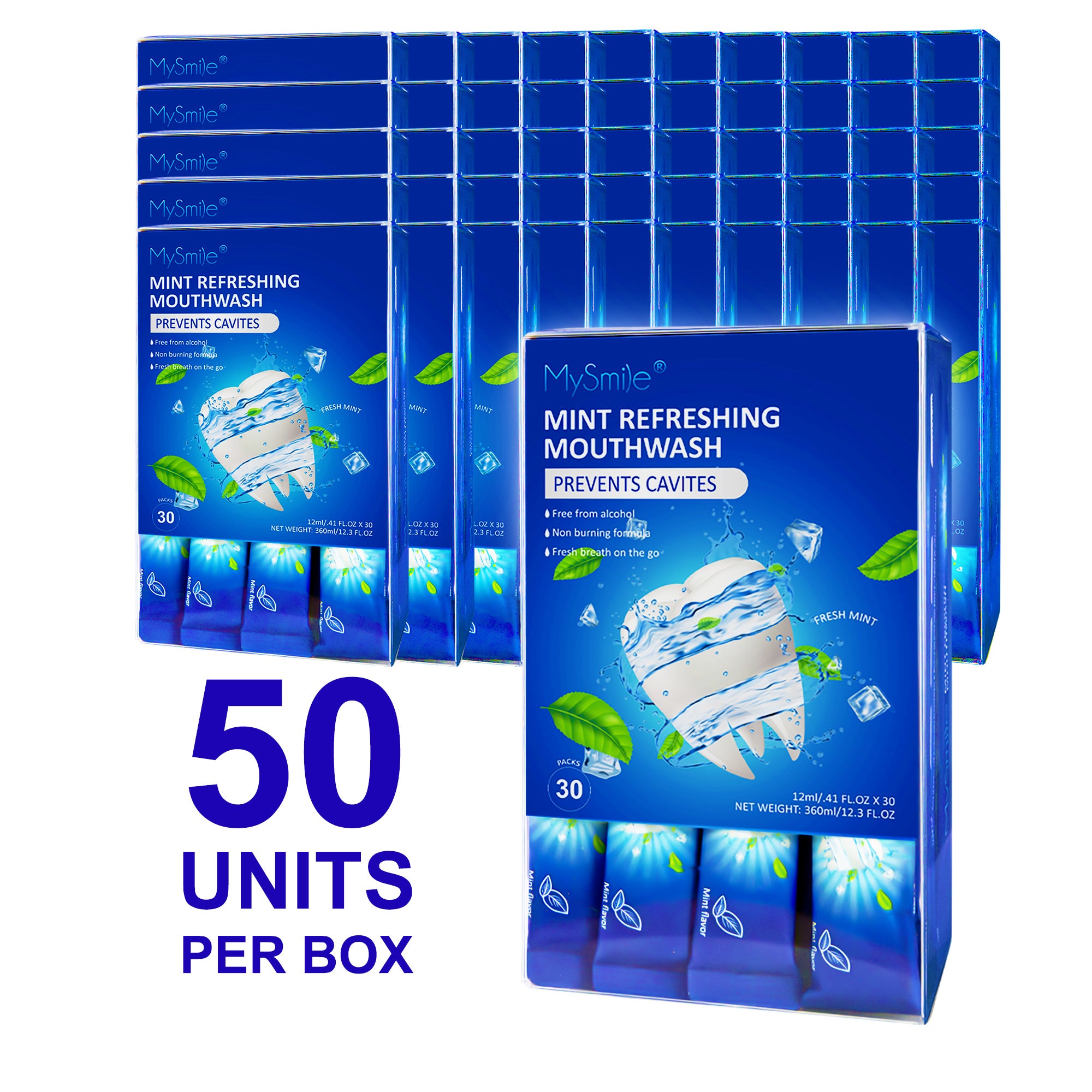 Portable Mouthwash (50 Units Per Box)