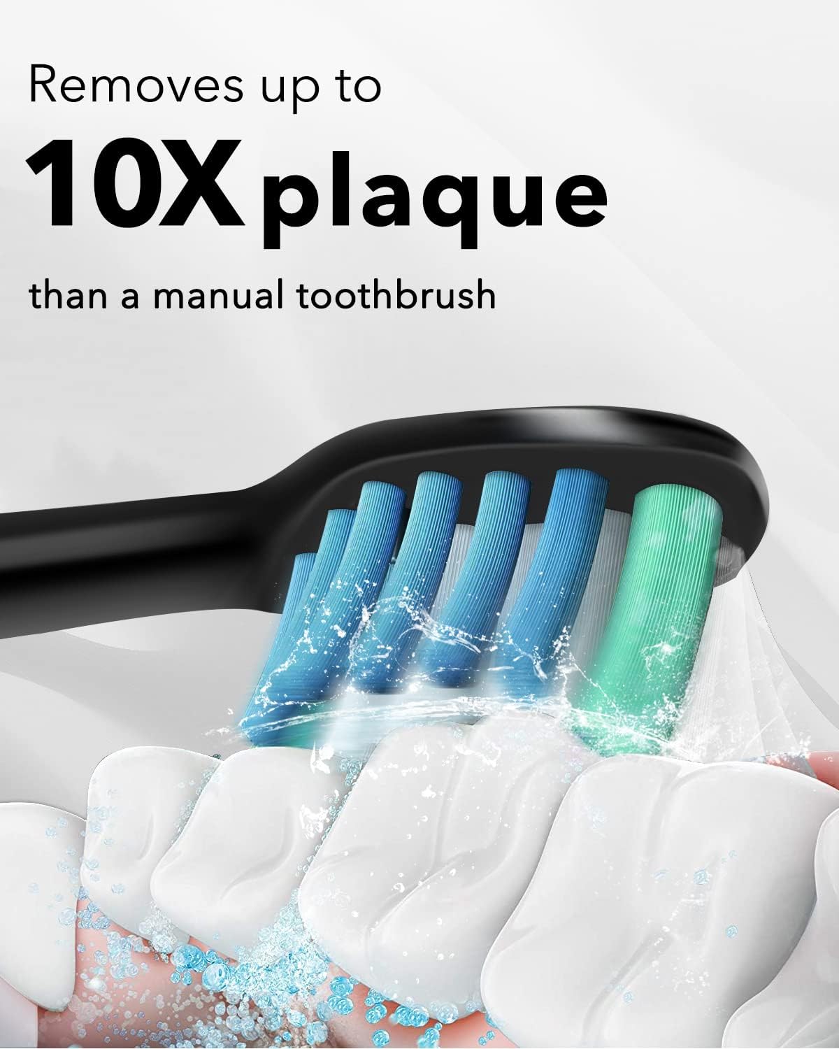 Cepillo de dientes sónico recargable 