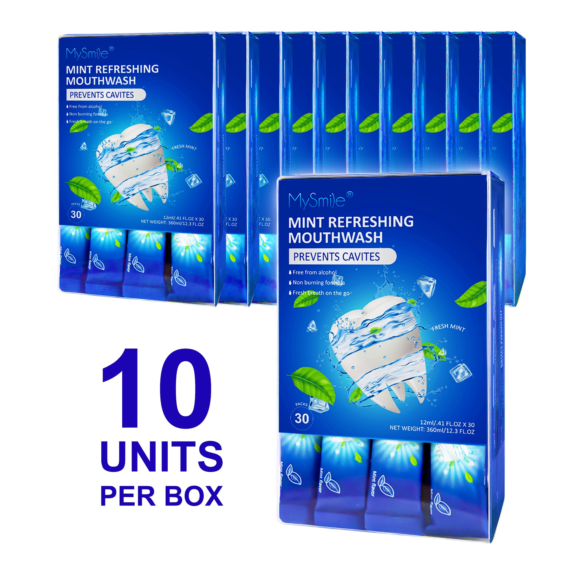 Wholesale Only - Portable Mouthwash (50 Units Per Box)