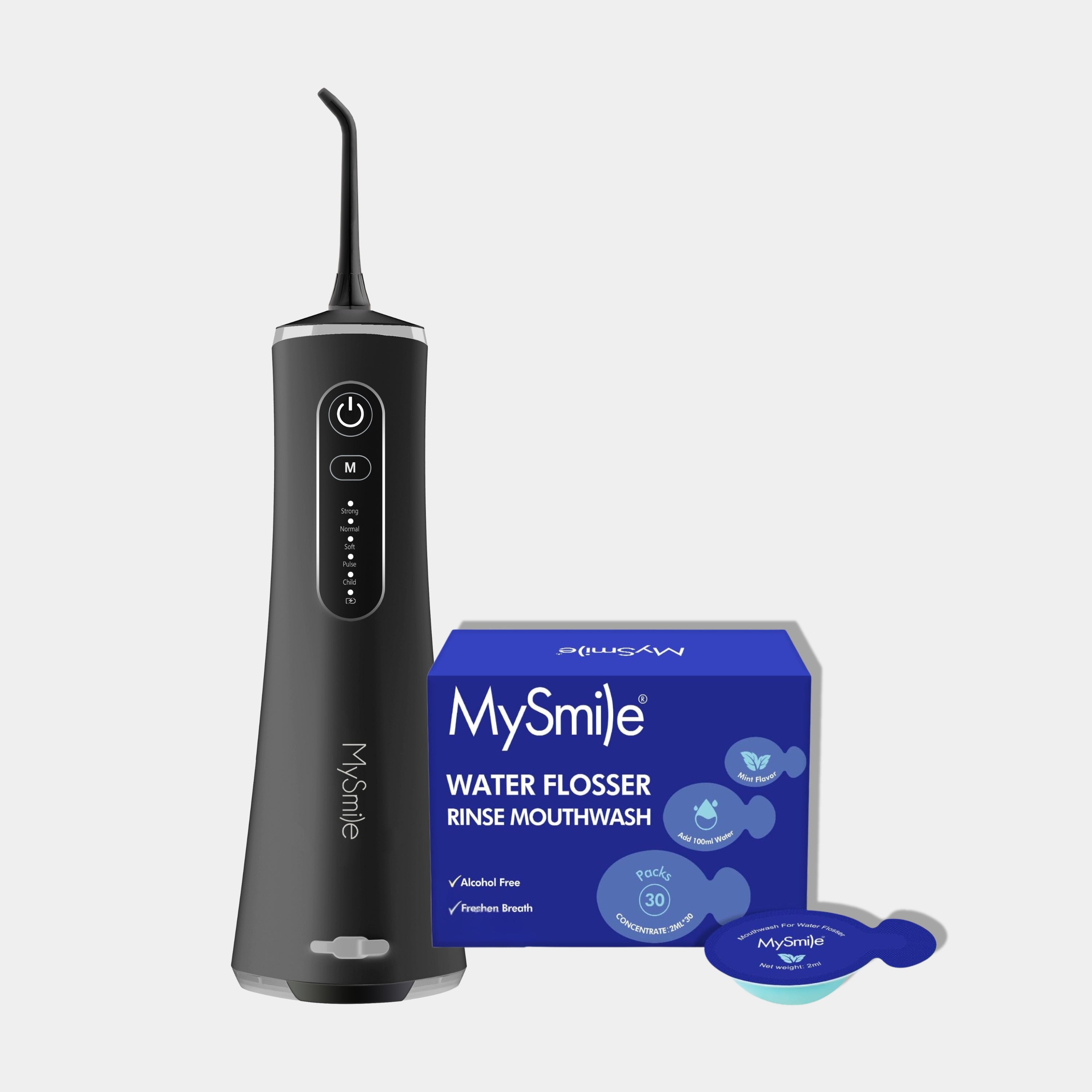 LP211 Water Flosser with 30 Mouthwash Pods Bundle