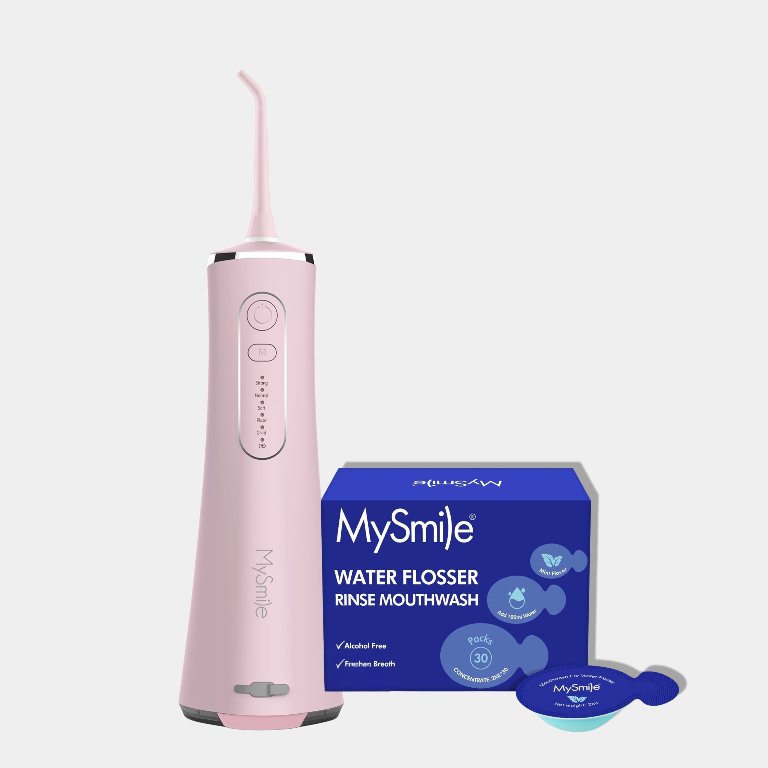 LP211 Water Flosser with 30 Mouthwash Pods Bundle