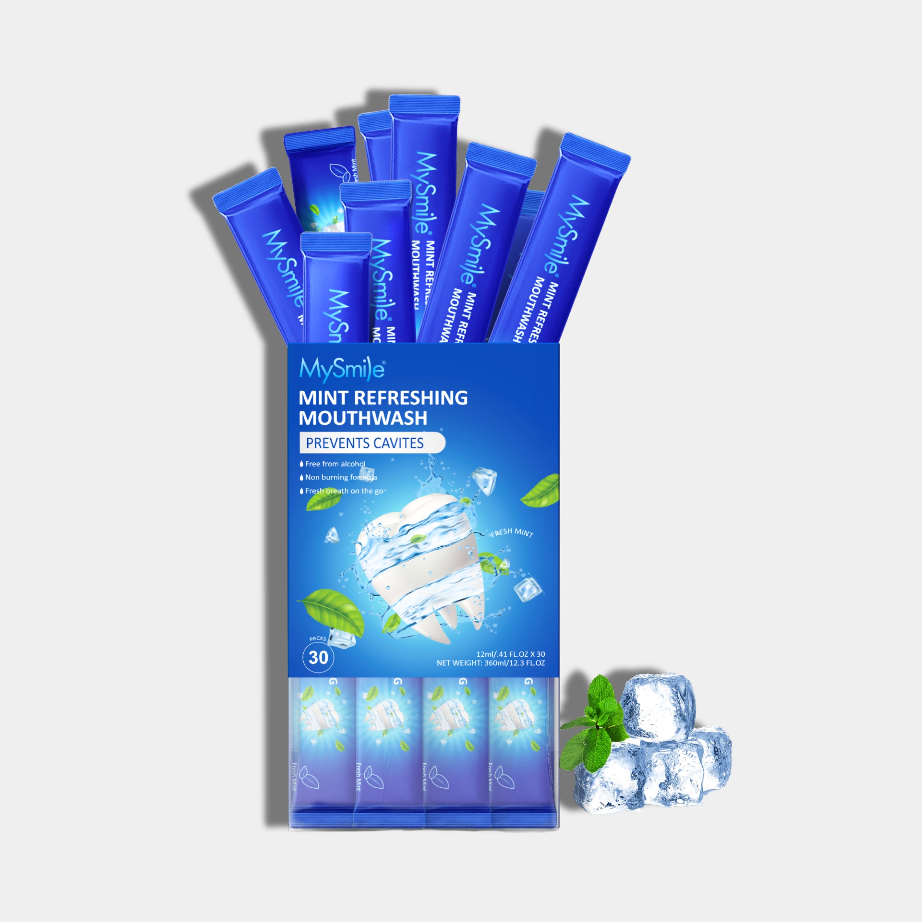 Alcohol-Free Portable Mouthwash