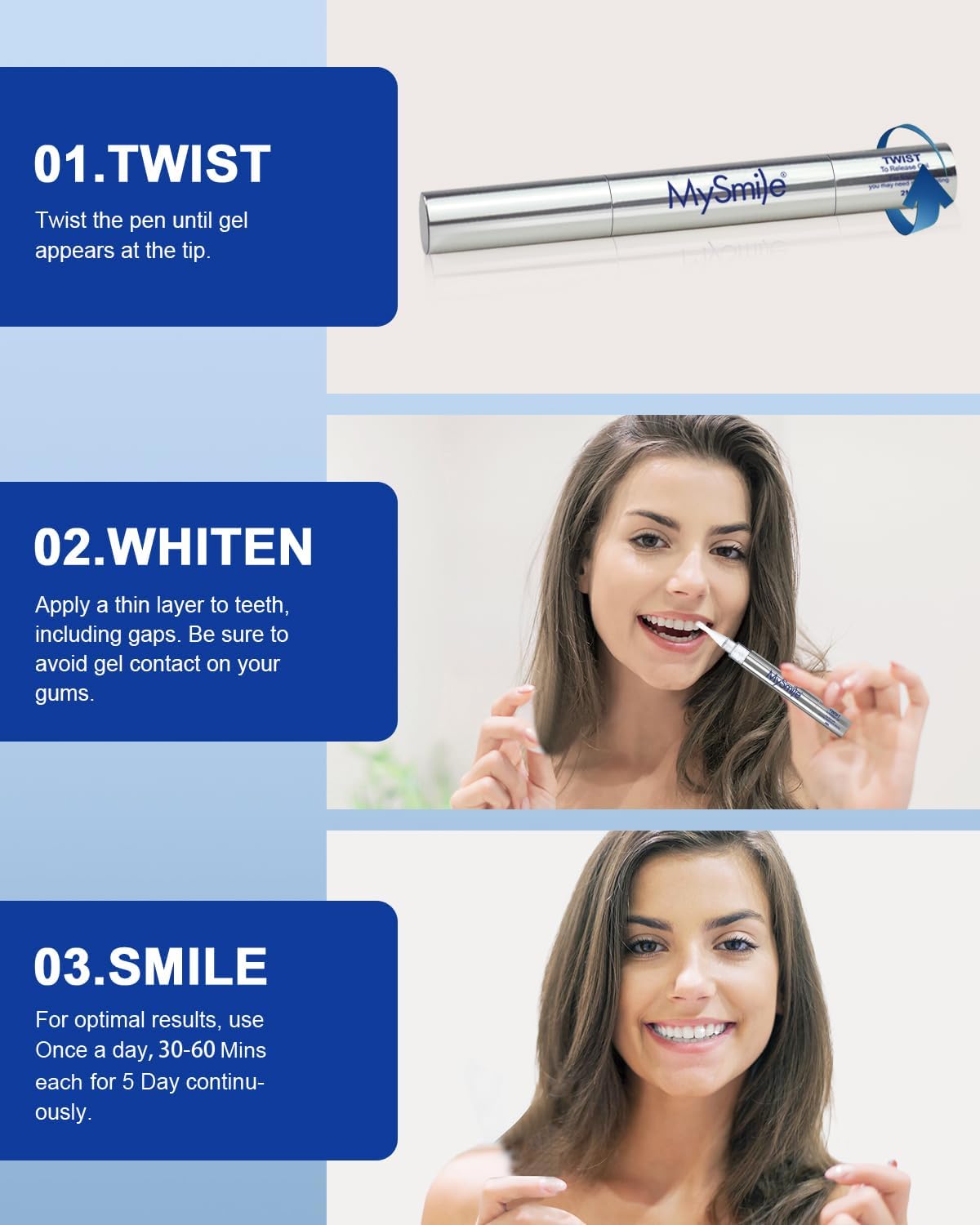 MySmile Teeth Whitening Pen Instant Teeth Whitening Result