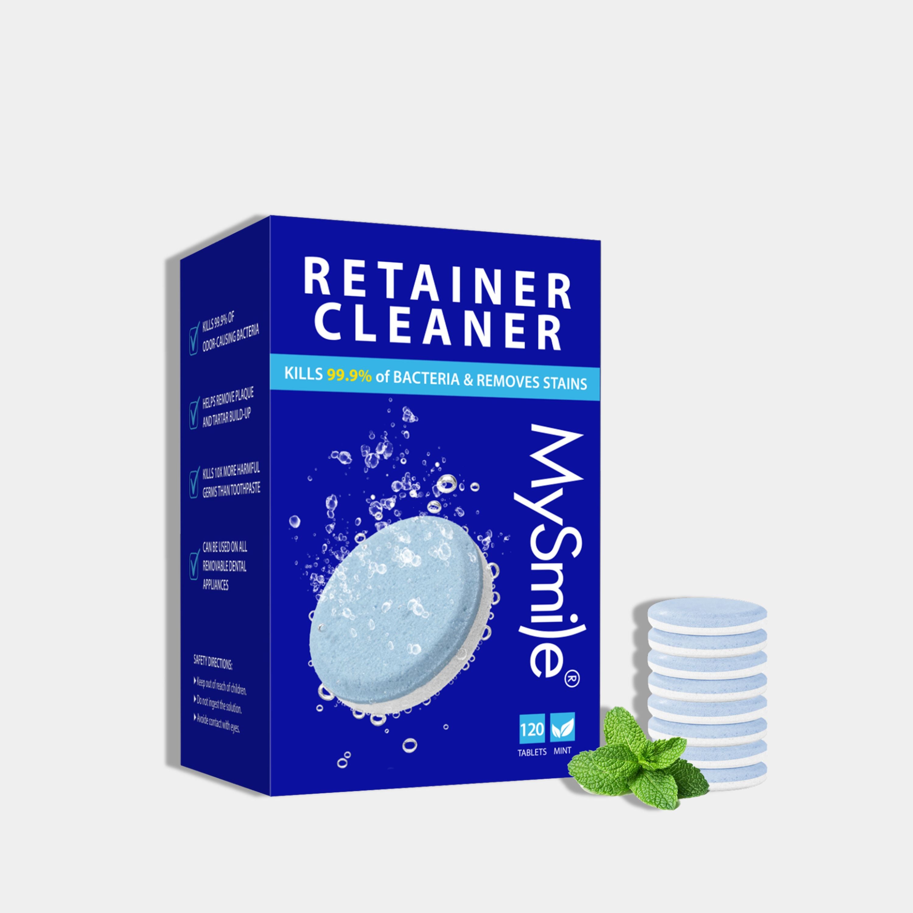 Pastillas limpiadoras de retenedores