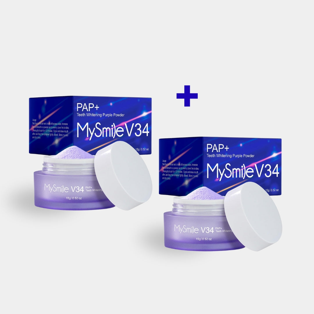 BOGO MySmile® V34 Purple Teeth Whitening Powder