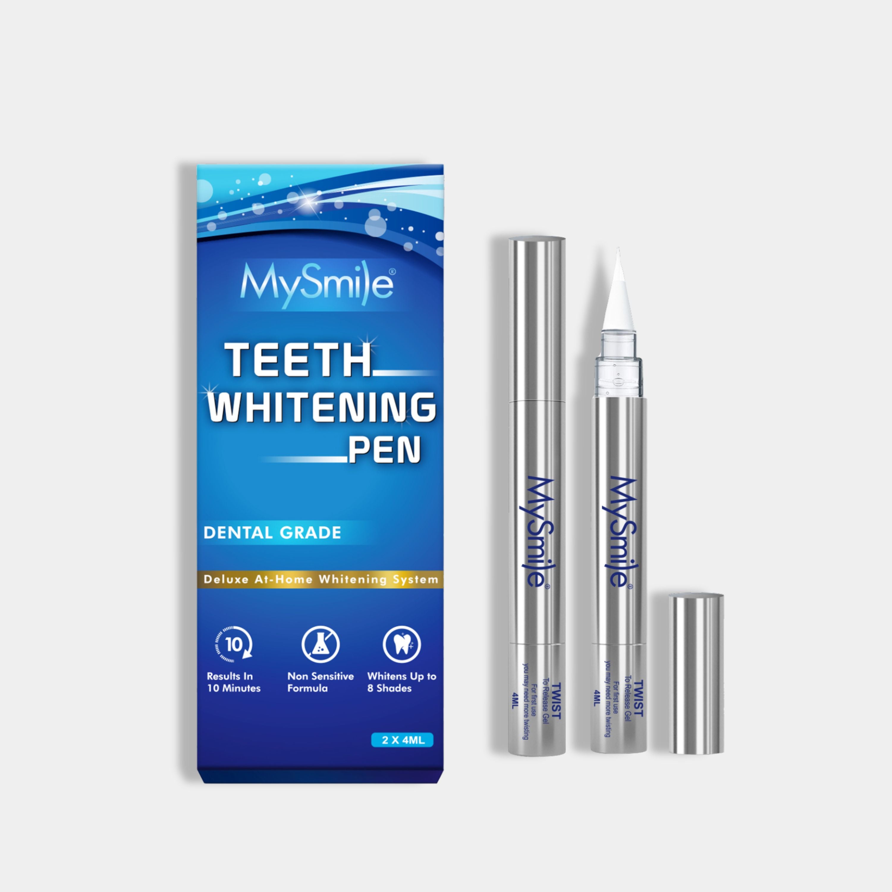 【超美品】myse MS-80W-1 WHITE MySmile Teeth Whitening Pen Instant Teeth Whitening Result