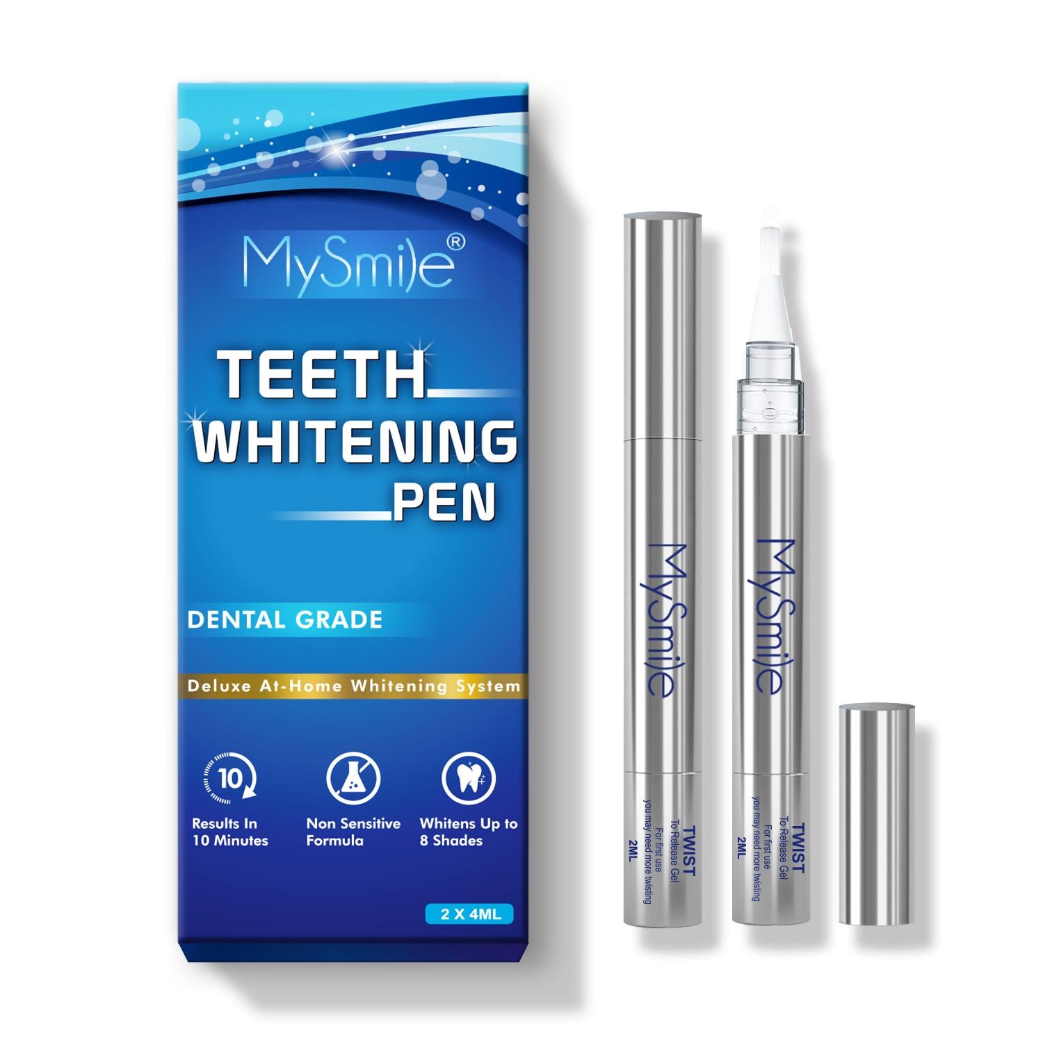 Bolígrafo blanqueador de dientes con 35% CP (paquete de 2)