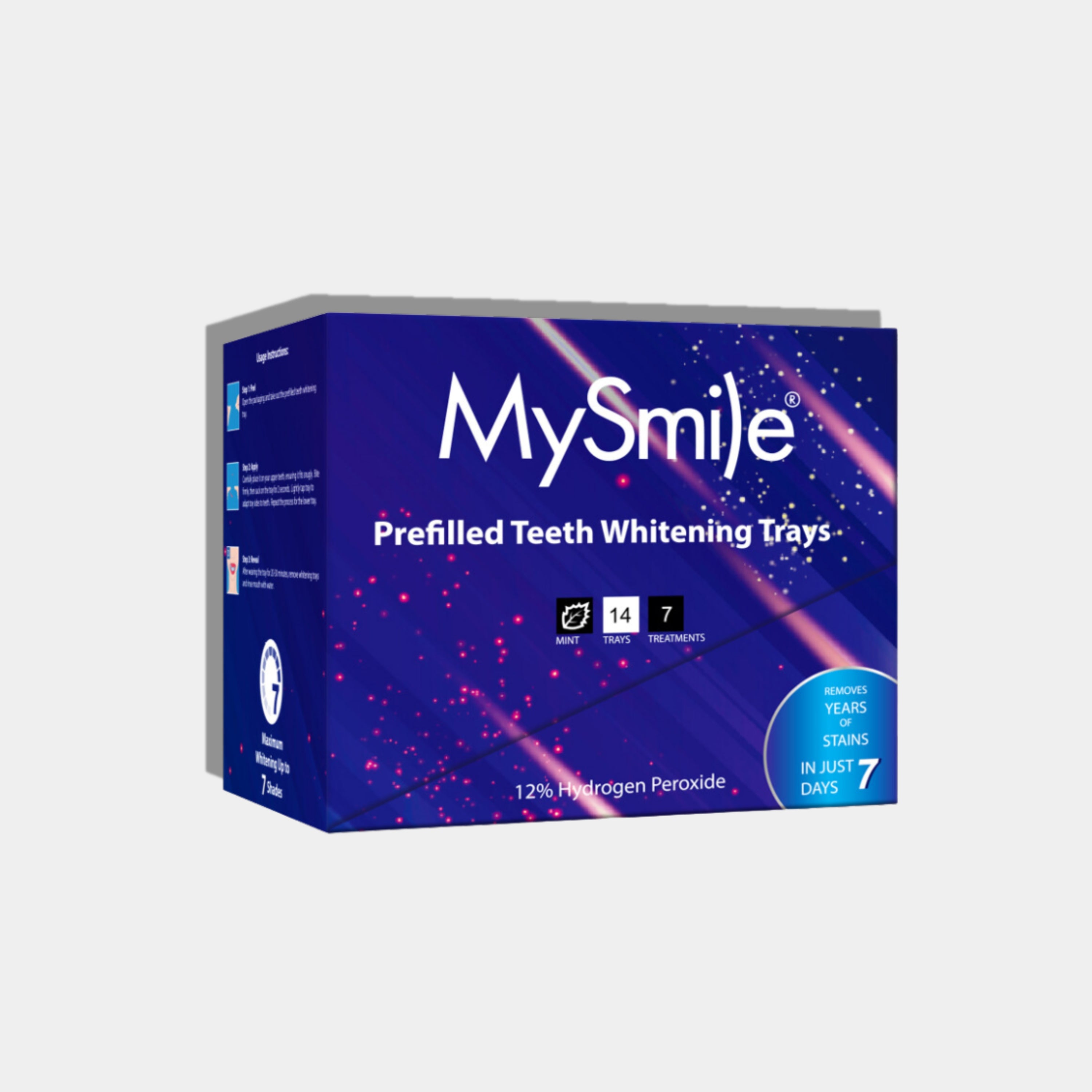 Buy Prefilled Teeth Whitening Trays w/ 12% Hydrogen Peroxide