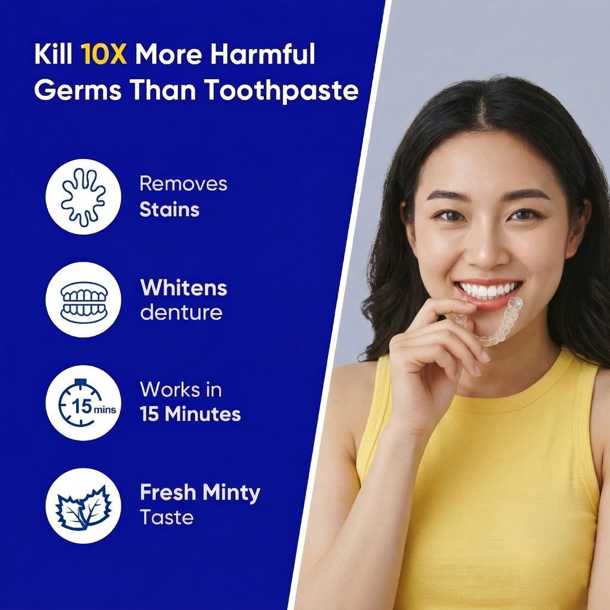 Denture and Retainer Cleaner Tablets