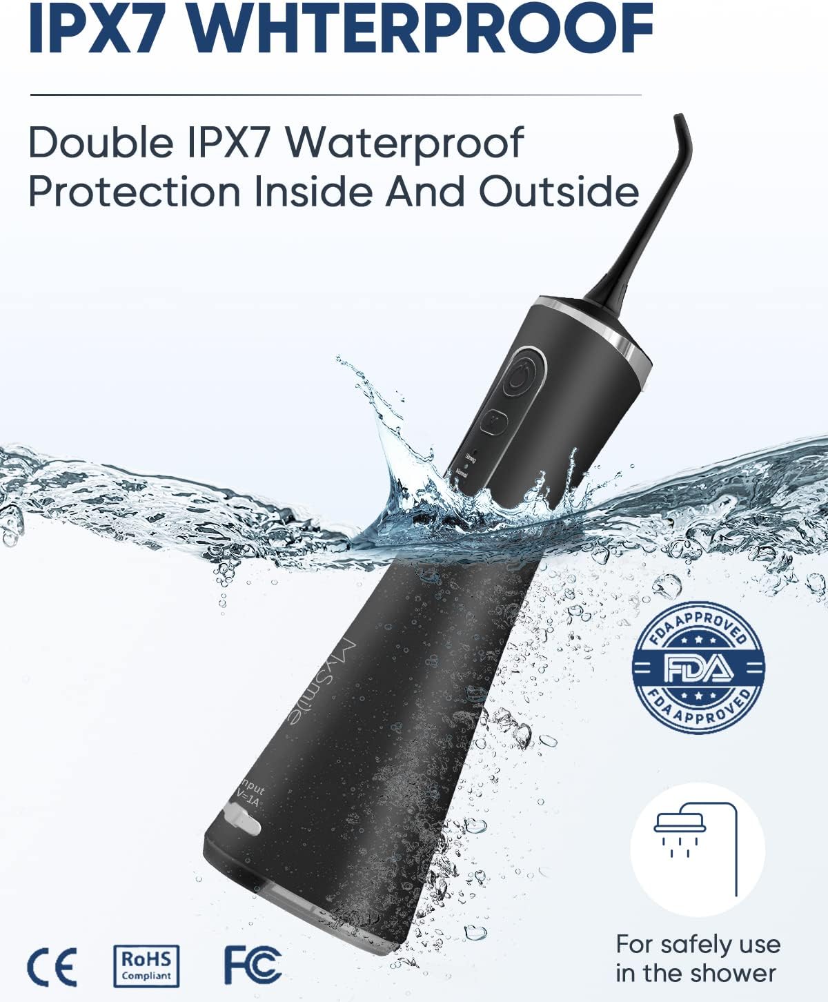 Portable Teeth Water Flosser & Water Cleaner（Smart Version） - MySmile