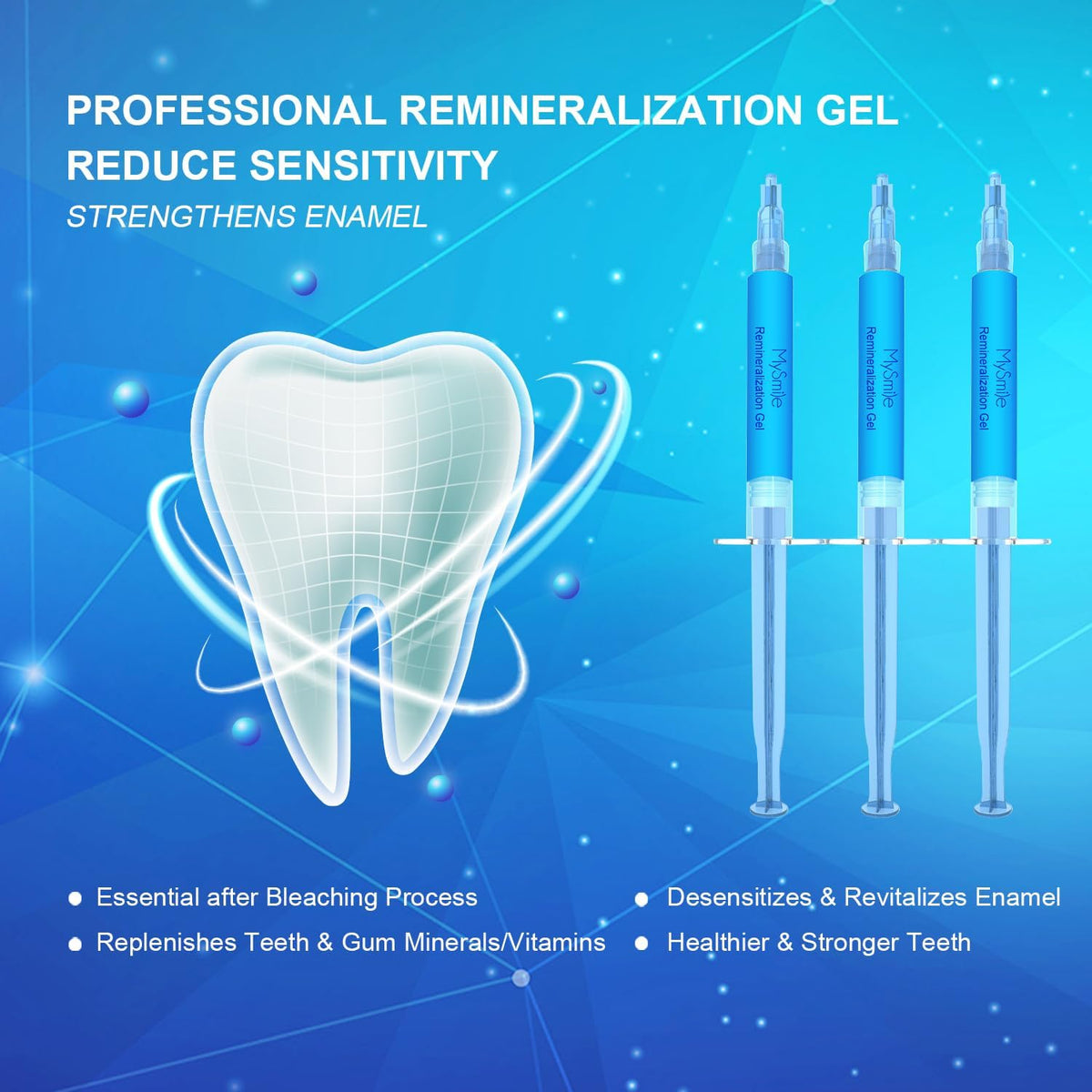 MySmile® Remineralization Gel Reduce Sensitivity After Teeth Whitening