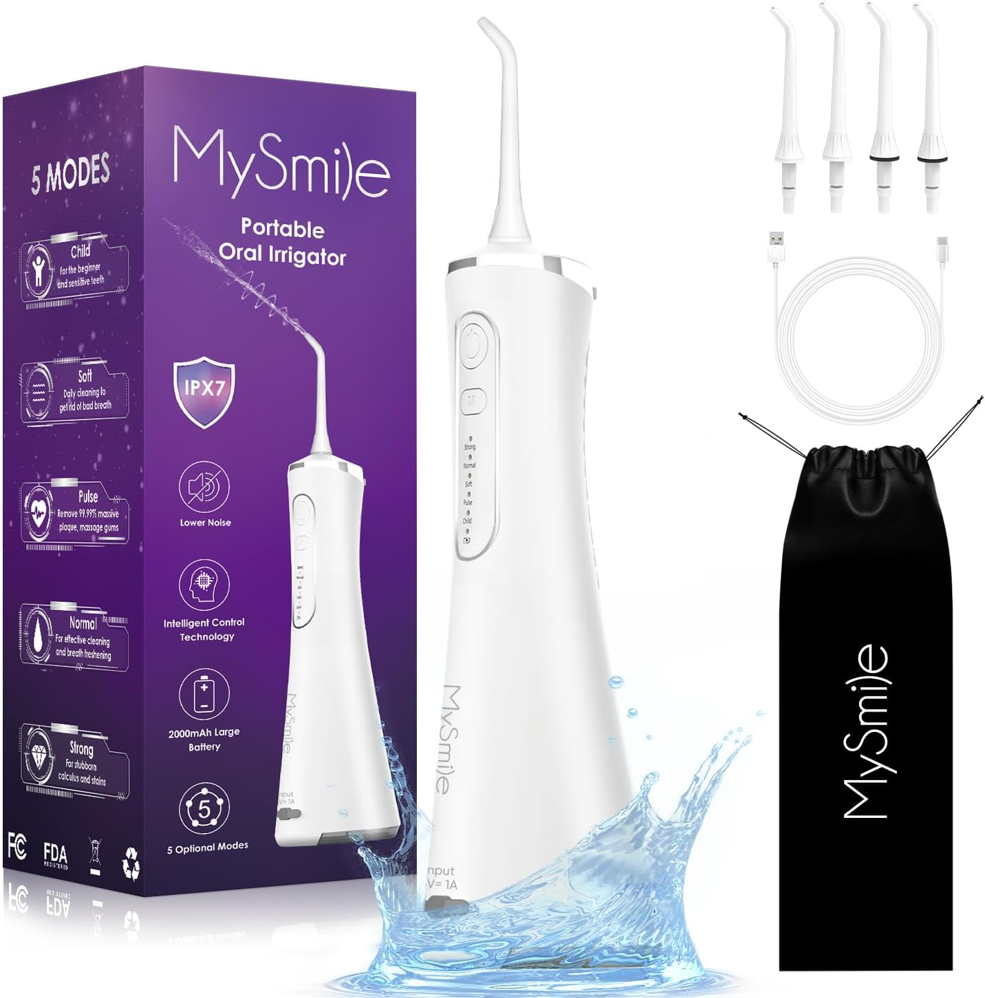 Smart Teeth Water Flosser & Teeth Water Cleaner - MySmile