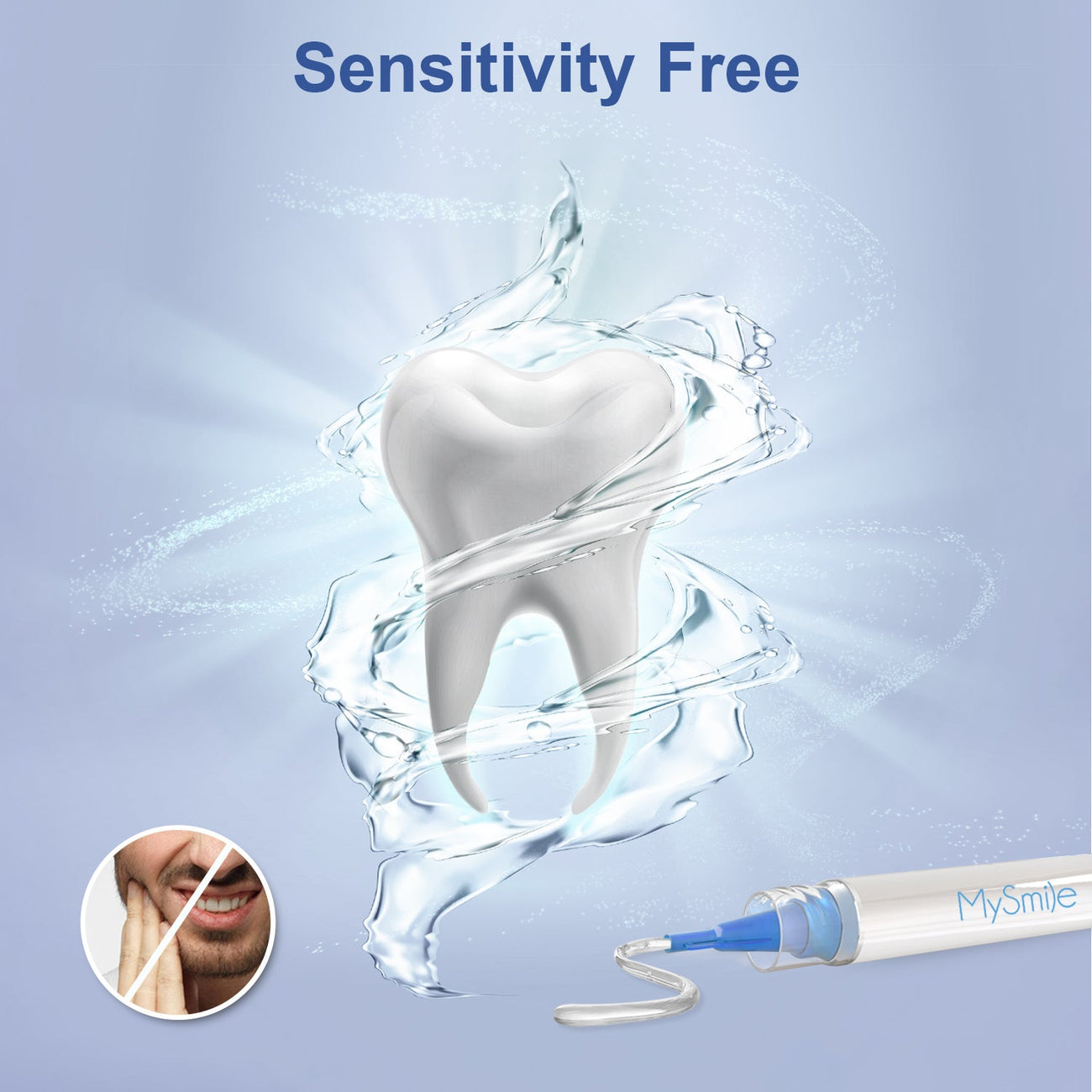 Mysmile Teeth Whitening Kit With Led Light - Brighter Smile In 2 Weeks