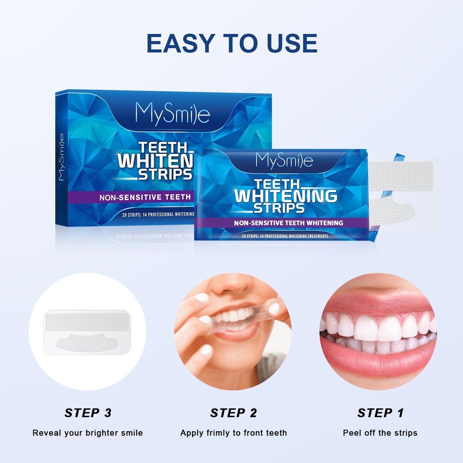 Teeth Whitening Strips (14 Pack) - MySmile