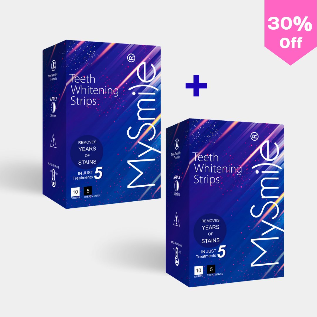 Teeth Whitening Strips Duo Pack - MySmile