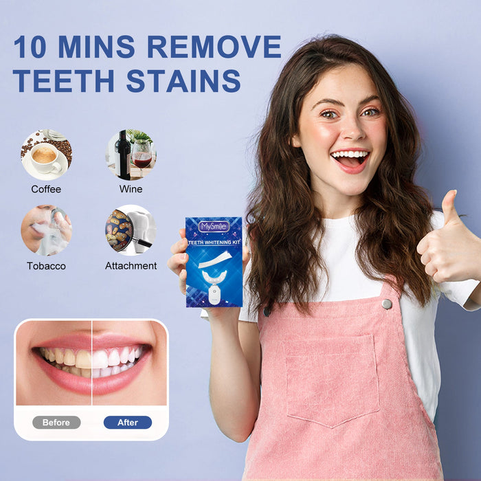 Shop MySmile Teeth Whitening Strips Kit Deep Tooth Whitening Option