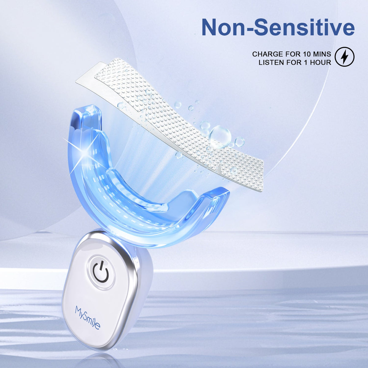 Teeth Whitening Strips Kit w/ 28x LED Light - MySmile